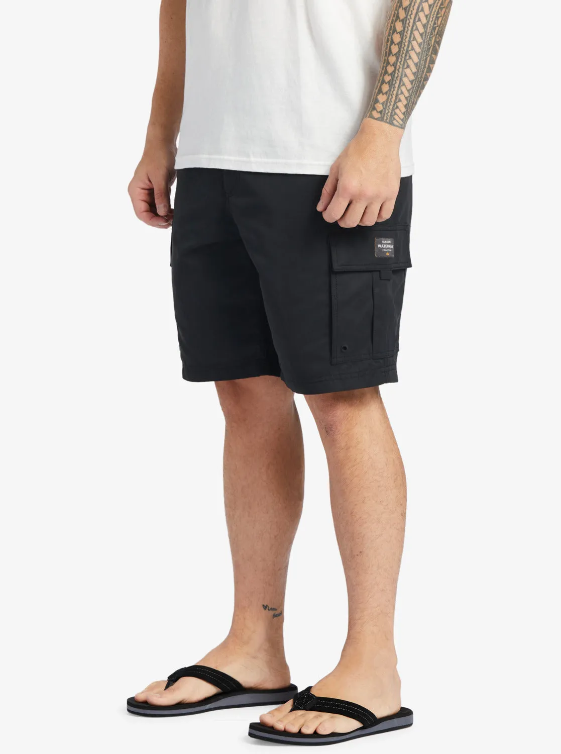 Waterman Maldive Atoll 20" Cargo Shorts - Black sold by Quiksilver product image thumbnail 4
