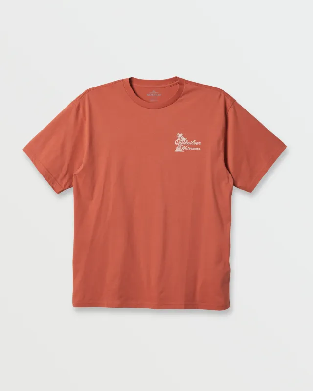 Waterman Island Man T-Shirt - Apricot sold by Quiksilver