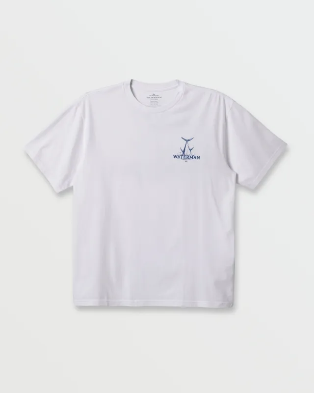 Waterman Core Fisherman T-Shirt - White sold by Quiksilver
