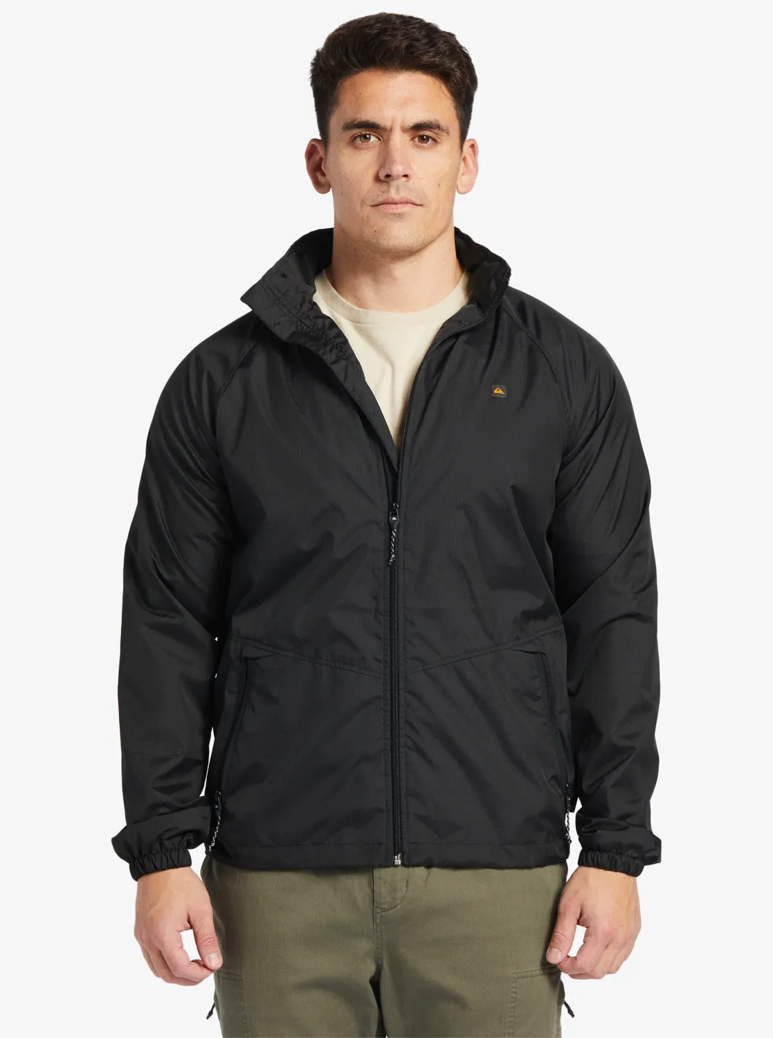 Waterman Shell Shock Water-Resistant Lightweight Mini Ripstop Windbreaker - Black sold by Quiksilver product image thumbnail 3