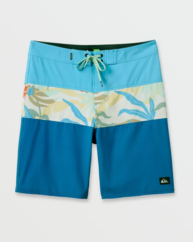 Surfsilk Panel 20" Boardshorts - Blue Steel sold by Quiksilver