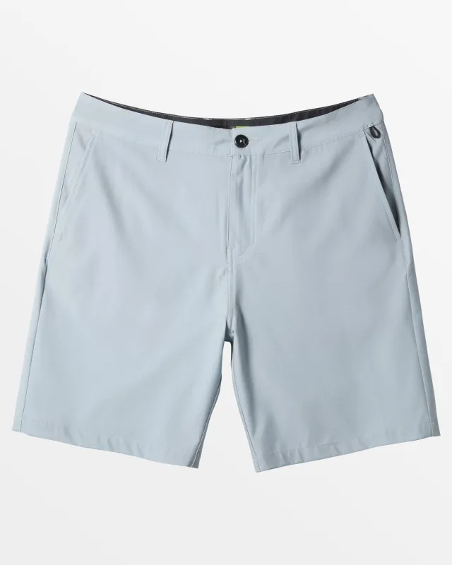 Union Heather Amphibian 20" Hybrid Shorts - Quarry sold by Quiksilver