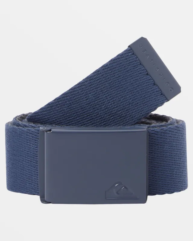 The Jam Webbing Belt - Vintage Indigo Heather sold by Quiksilver