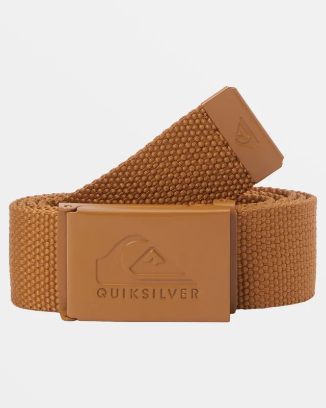Principal Schwack Webbing Belt - Bone Brown sold by Quiksilver