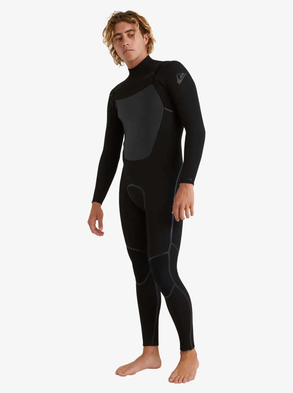 4/3mm Marathon Sessions GBS Chest Zip Wetsuit - Black sold by Quiksilver product image thumbnail 4