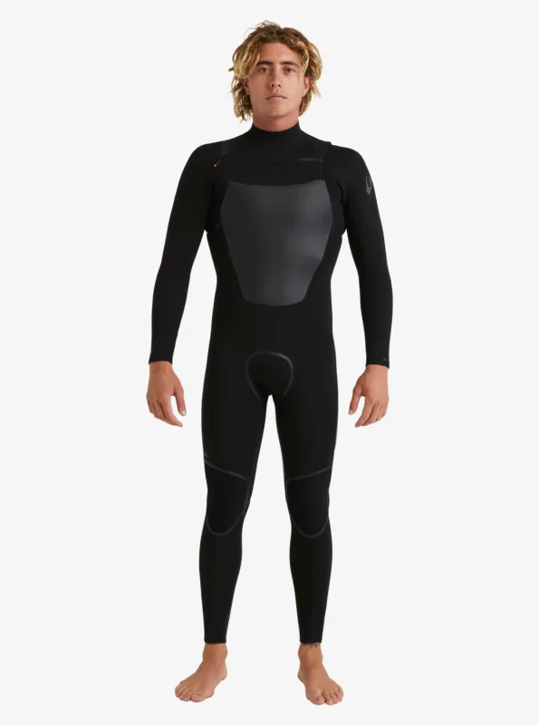 4/3mm Marathon Sessions GBS Chest Zip Wetsuit - Black made by Quiksilver