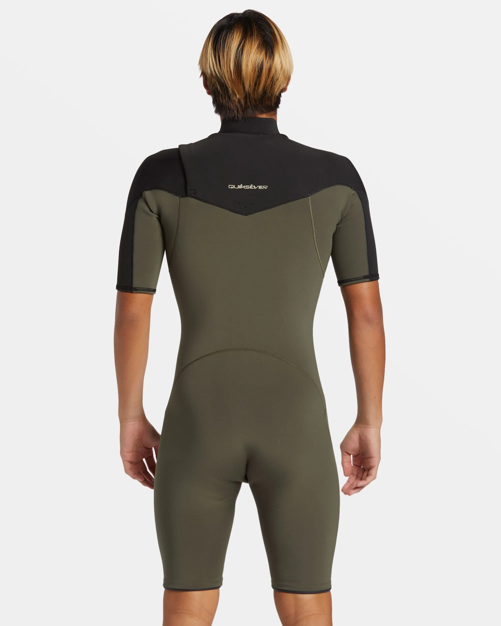 2/2mm Everyday Sessions GBS Short Sleeve Spring Suit - Thyme sold by Quiksilver product image thumbnail 2