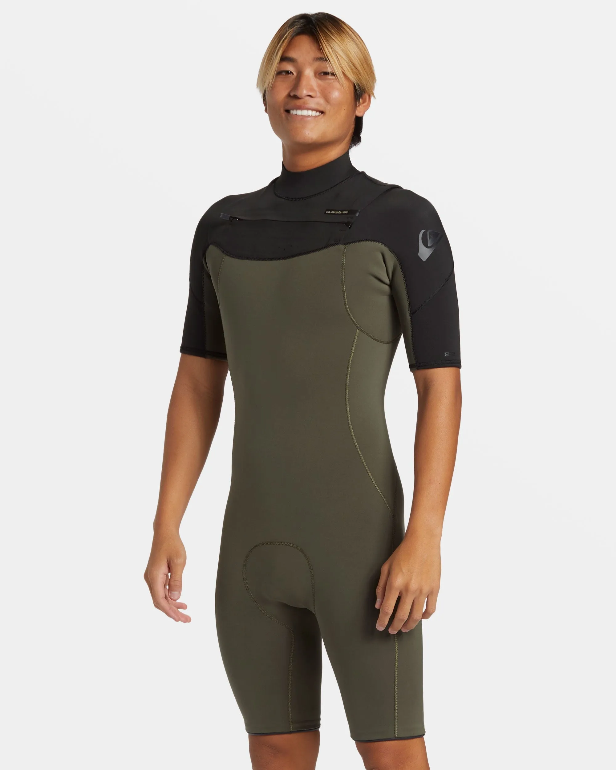 2/2mm Everyday Sessions GBS Short Sleeve Spring Suit - Thyme sold by Quiksilver product image thumbnail 3