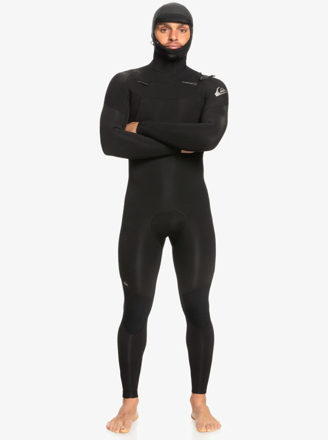 5/4/3mm Everyday Sessions Hooded GBS Chest Zip Wetsuit - Black sold by Quiksilver product image thumbnail 3