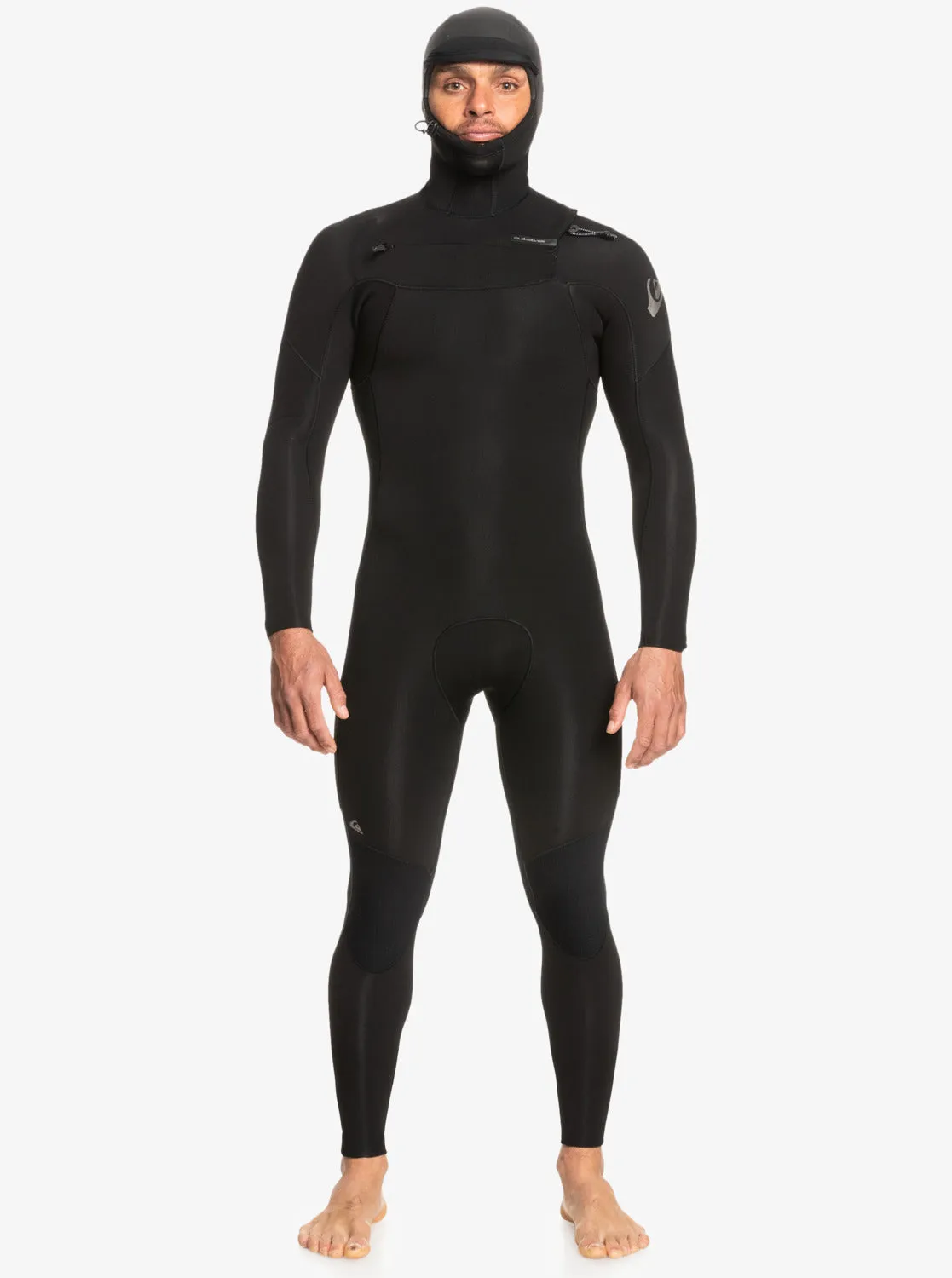5/4/3mm Everyday Sessions Hooded GBS Chest Zip Wetsuit - Black sold by Quiksilver