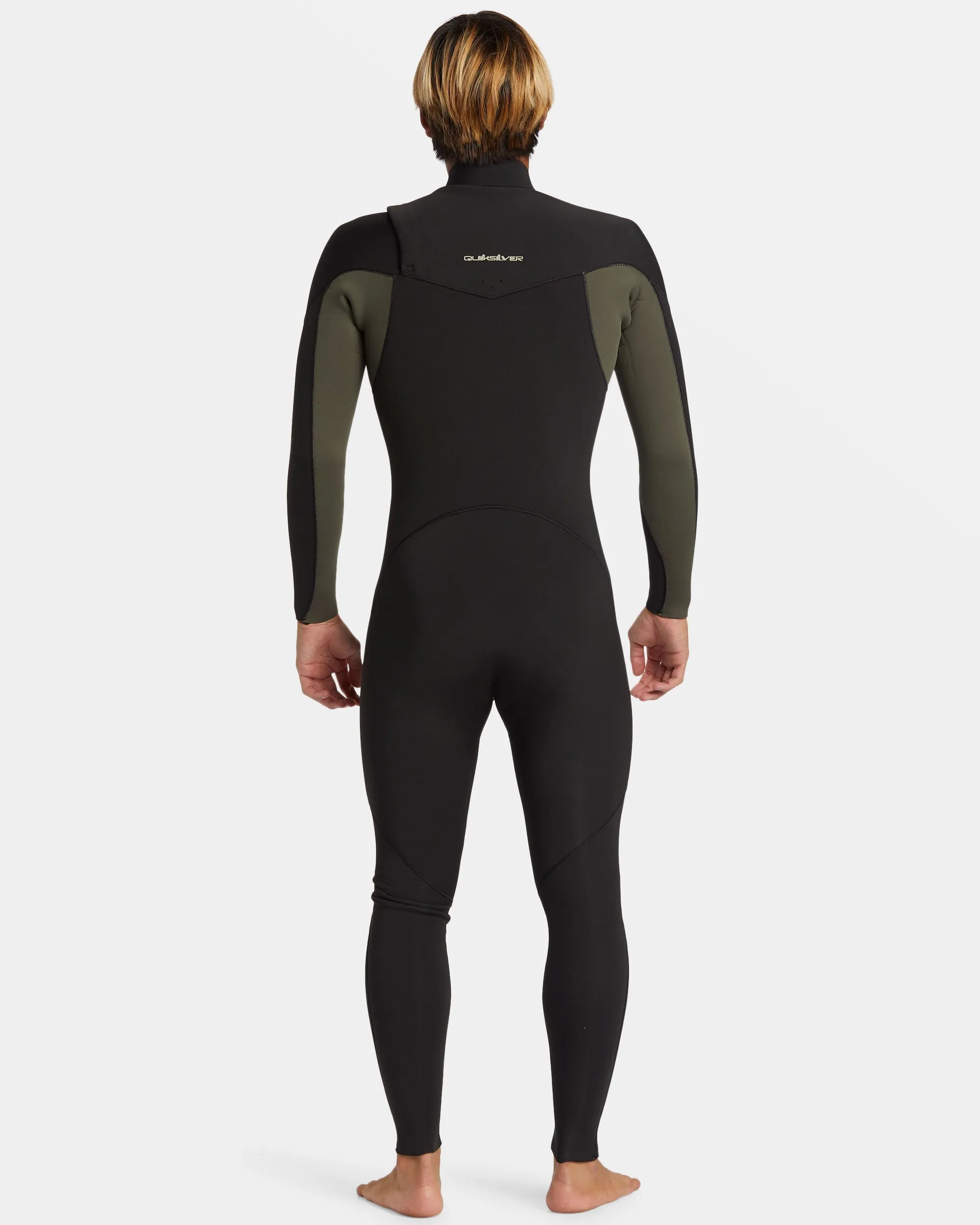 4/3mm Everyday Sessions GBS Chest Zip Wetsuit - Thyme sold by Quiksilver product image thumbnail 3