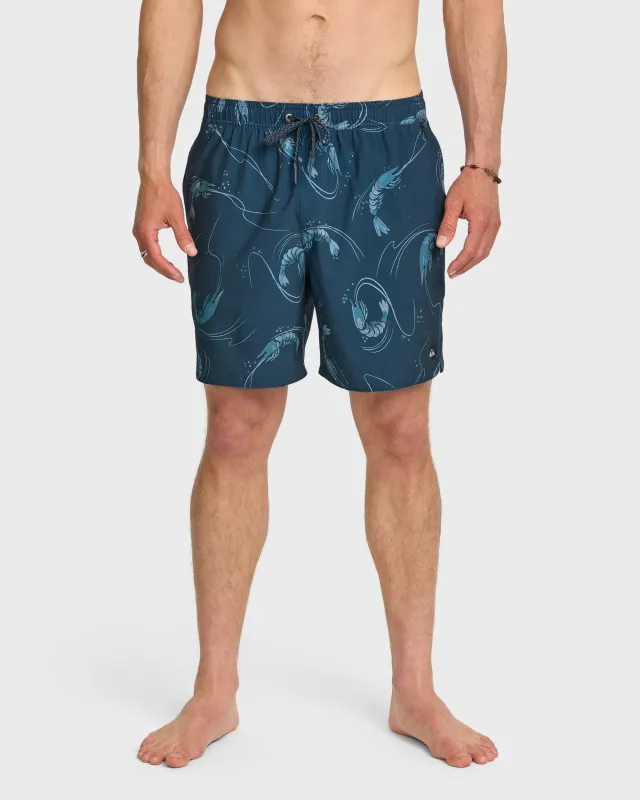 Waterman Jumbo Volley Swim Trunks - Wave sold by Quiksilver