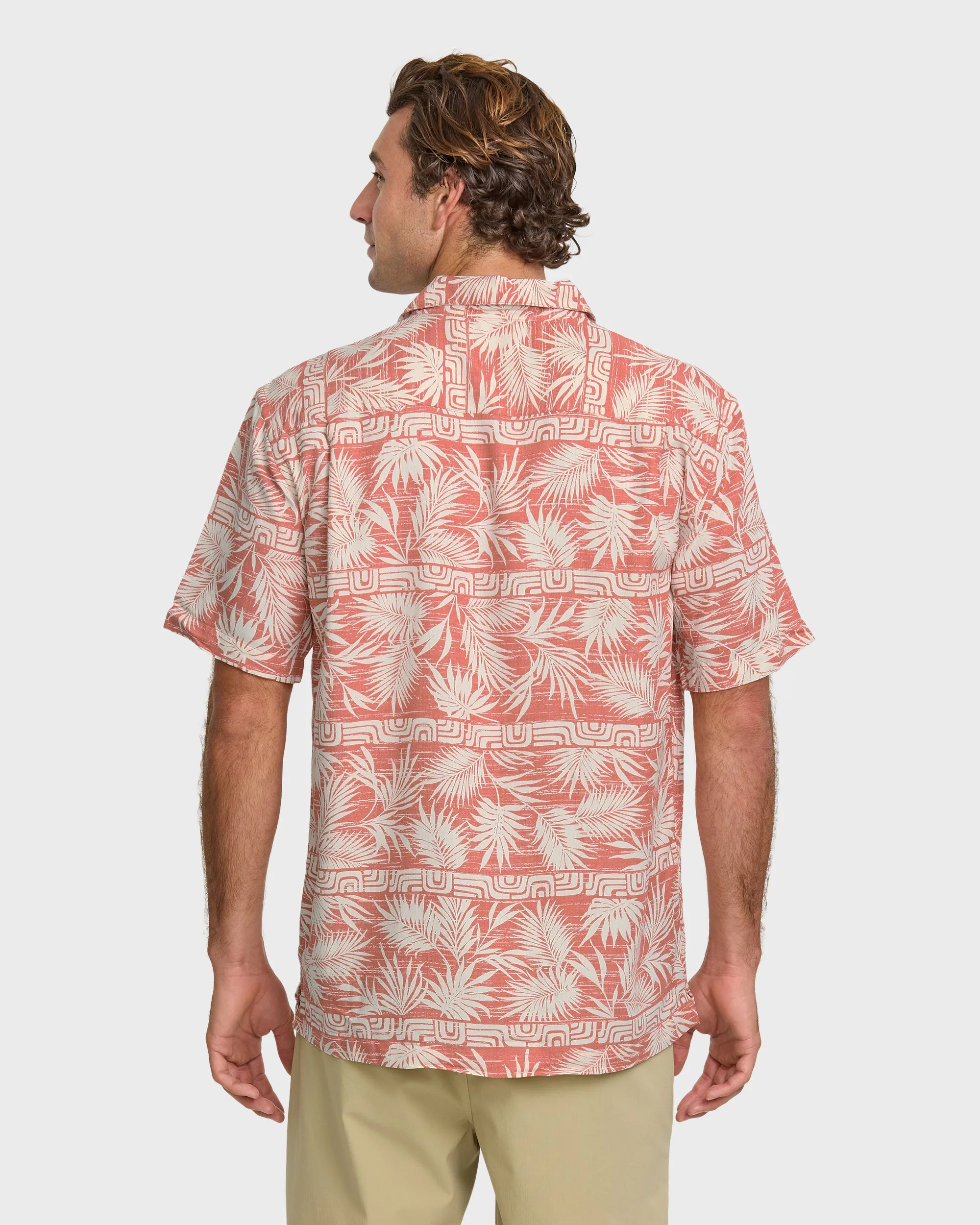 Waterman Fern Garden Short Sleeve Shirt - Apricot sold by Quiksilver product image thumbnail 2