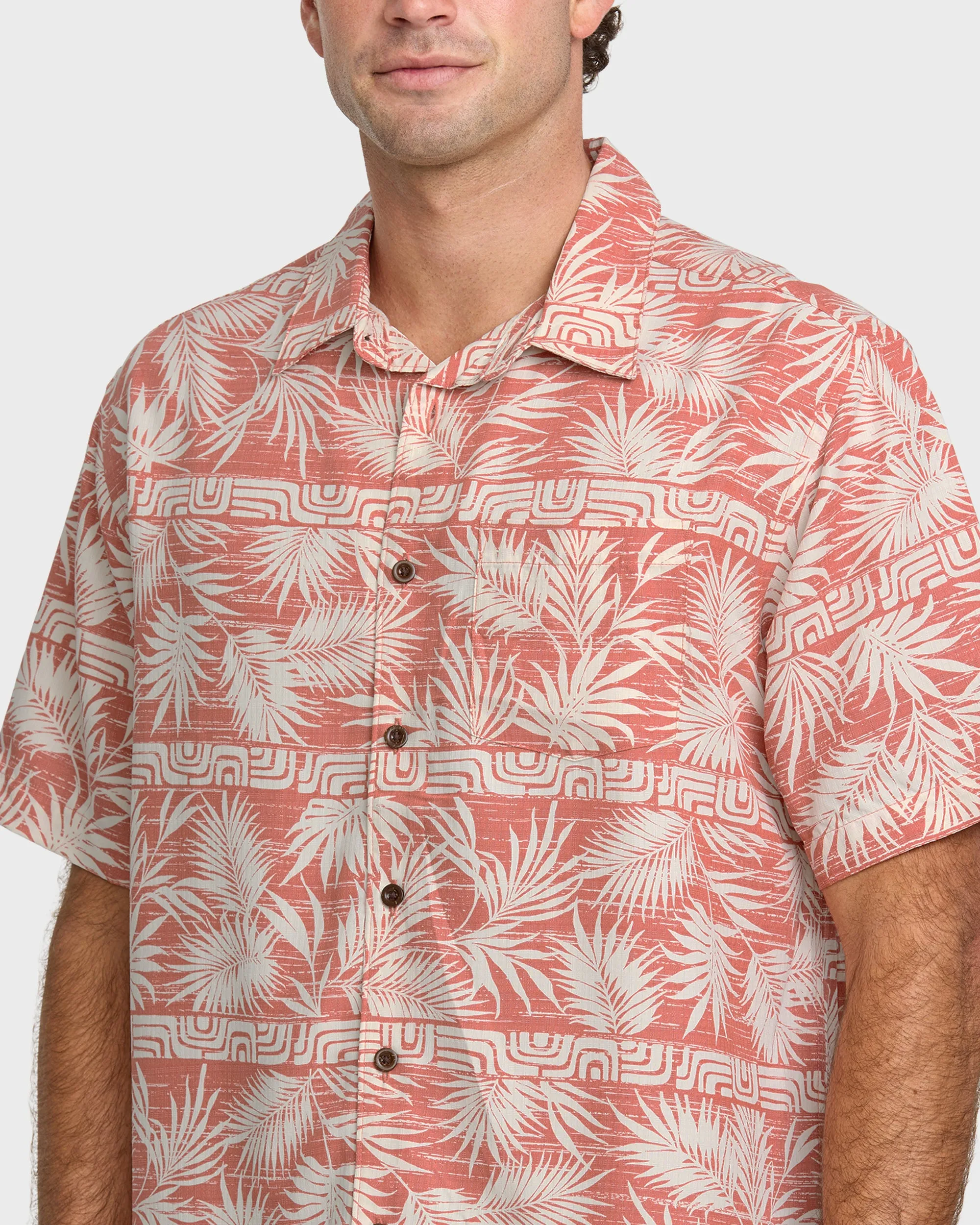 Waterman Fern Garden Short Sleeve Shirt - Apricot sold by Quiksilver product image thumbnail 5