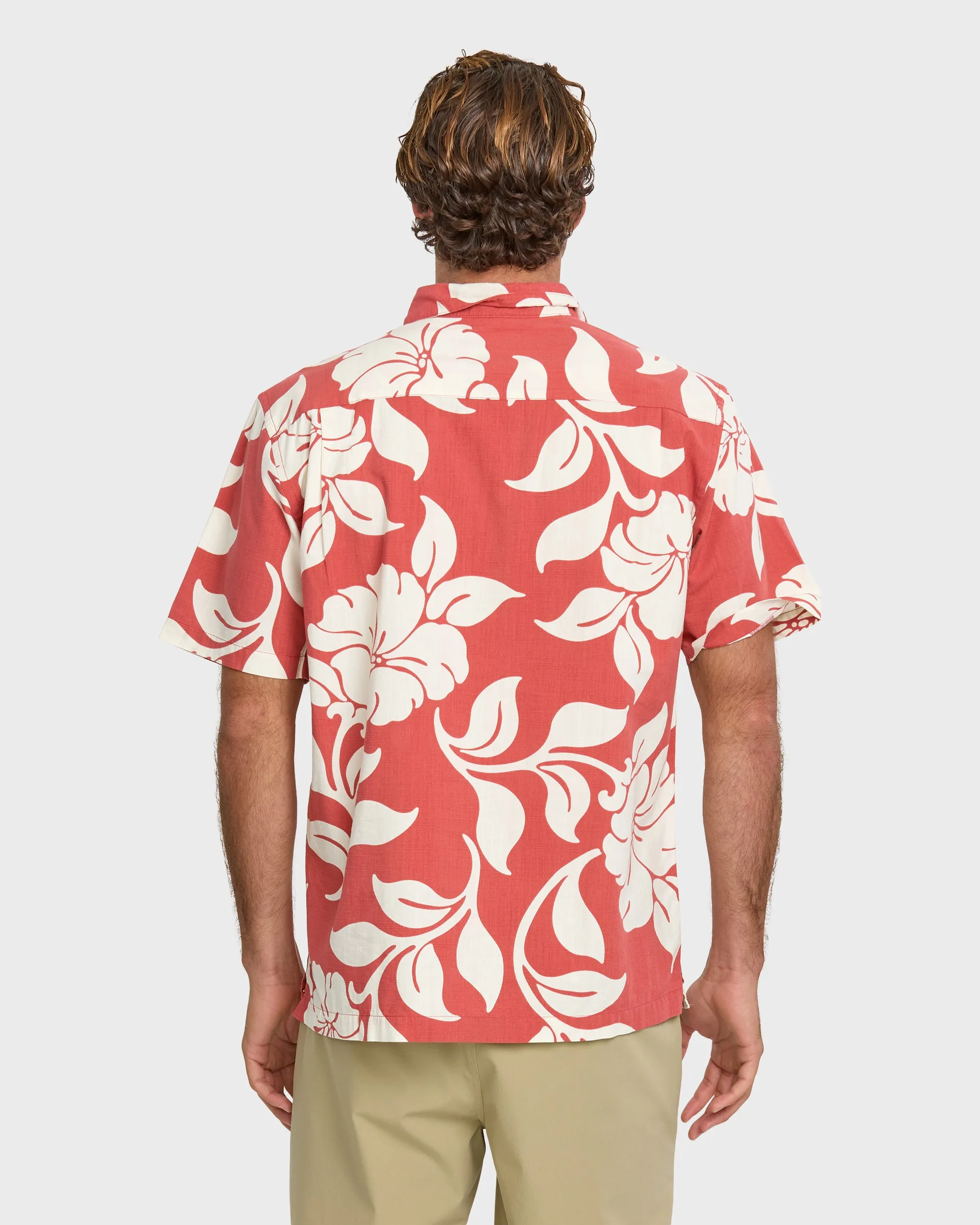 Waterman All Time Pareo Short Sleeve Shirt - Red Clay sold by Quiksilver product image thumbnail 2