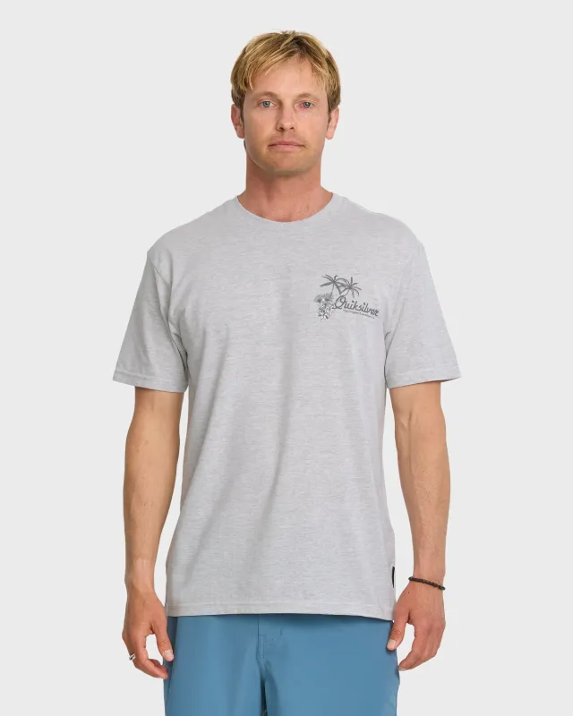 Tropics T-Shirt - Silver White Heather sold by Quiksilver