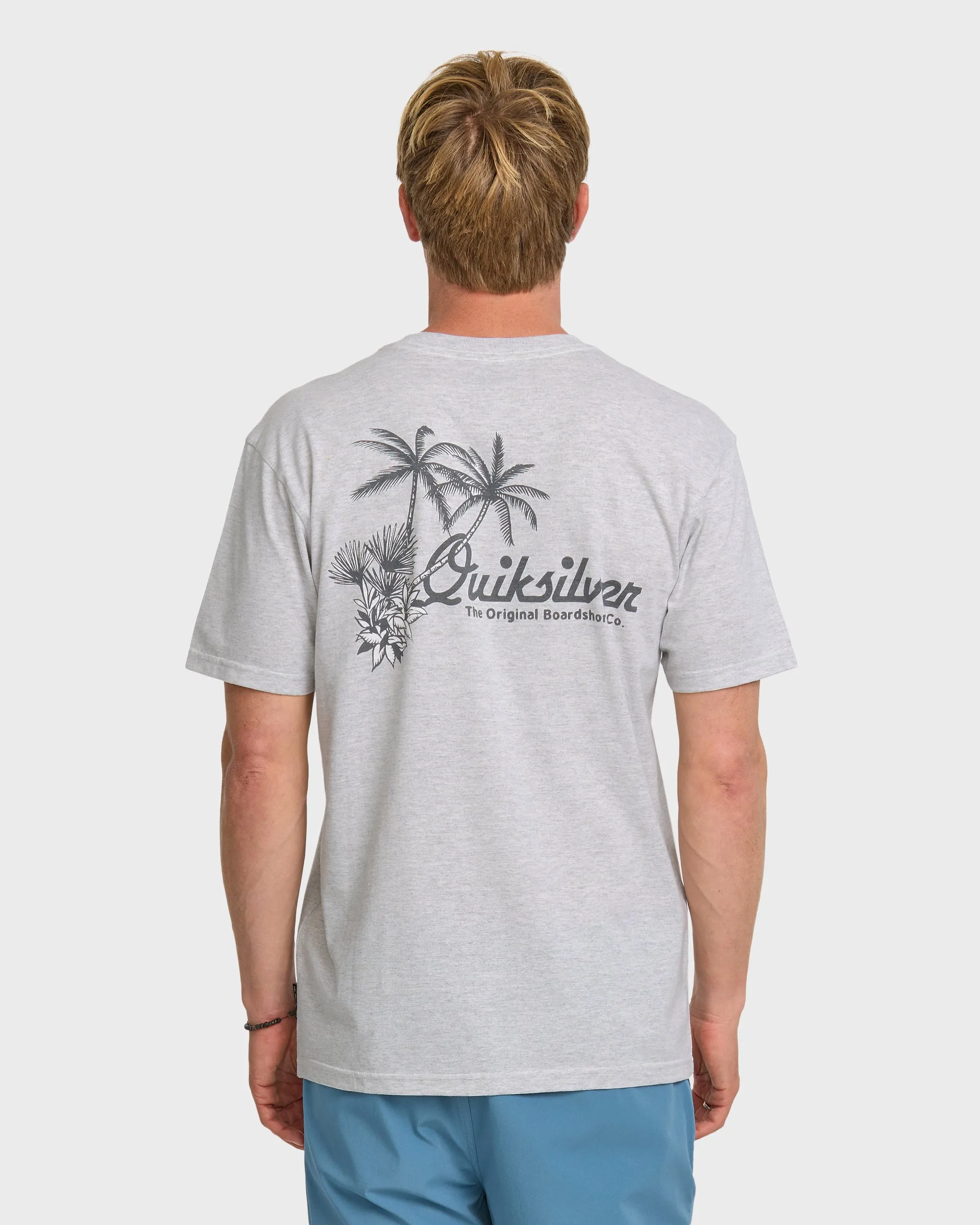 Tropics T-Shirt - Silver White Heather sold by Quiksilver product image thumbnail 2