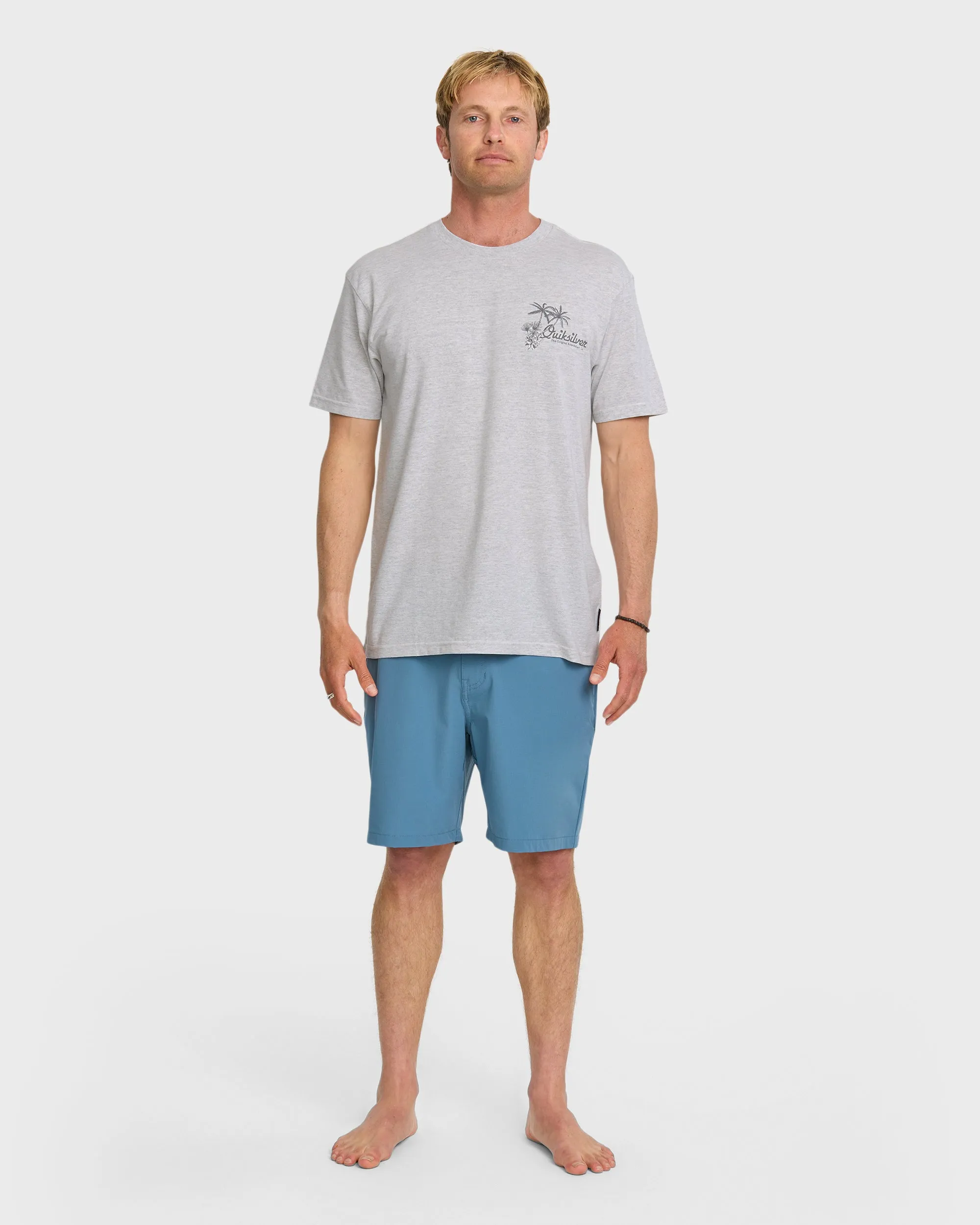 Tropics T-Shirt - Silver White Heather sold by Quiksilver product image thumbnail 3