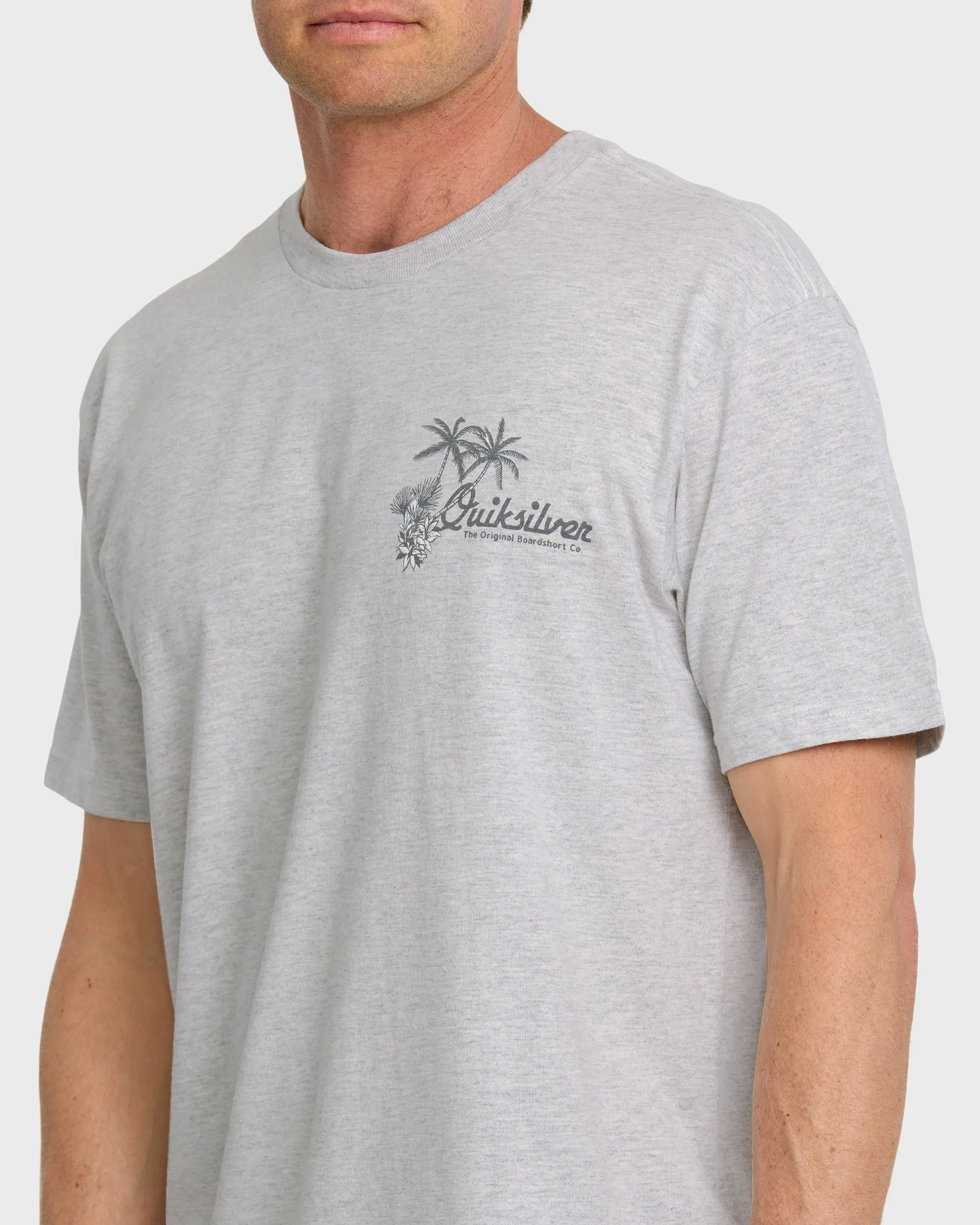 Tropics T-Shirt - Silver White Heather sold by Quiksilver product image thumbnail 5