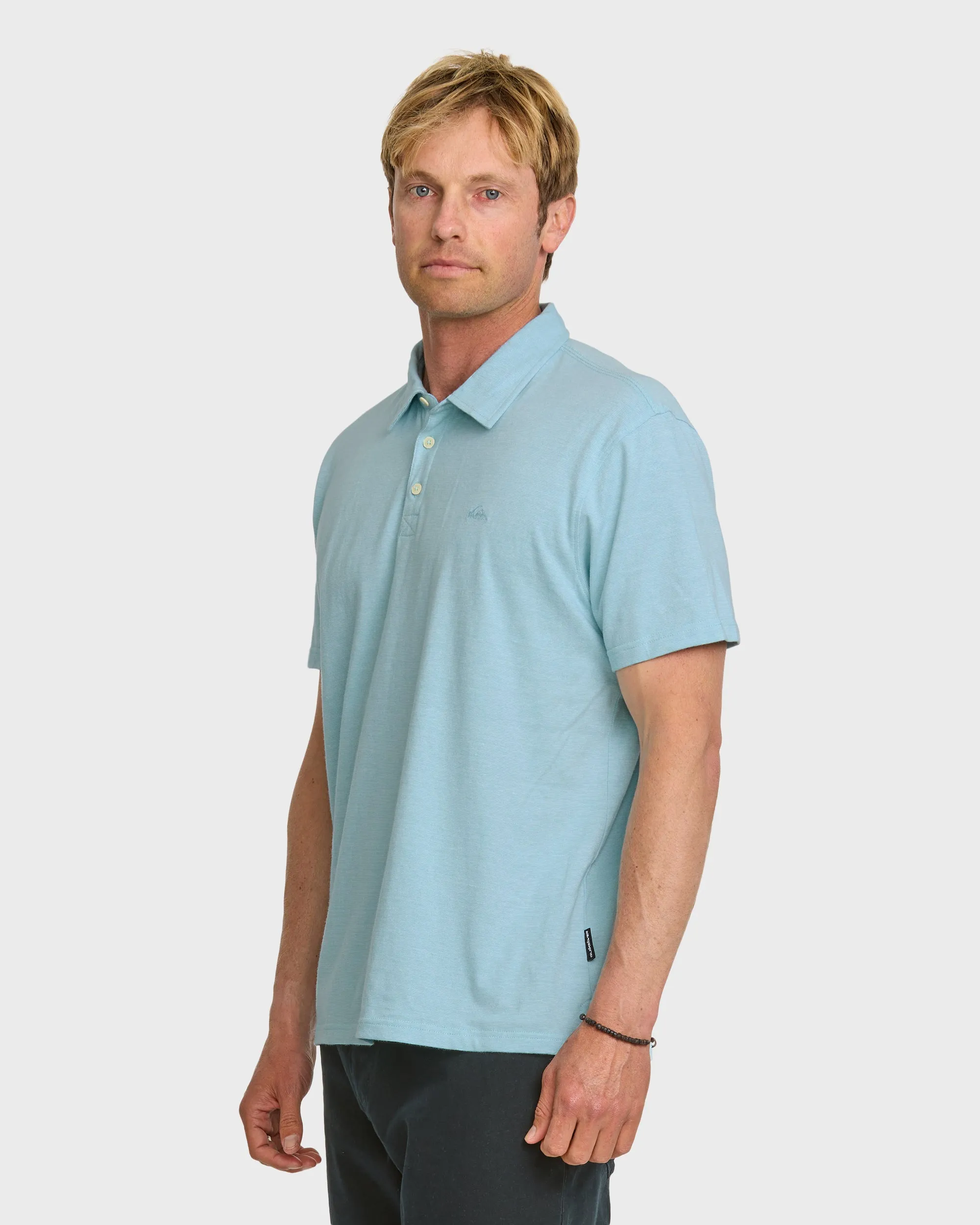 Sunset Cruise Polo Shirt - Aqua Blue sold by Quiksilver product image thumbnail 4