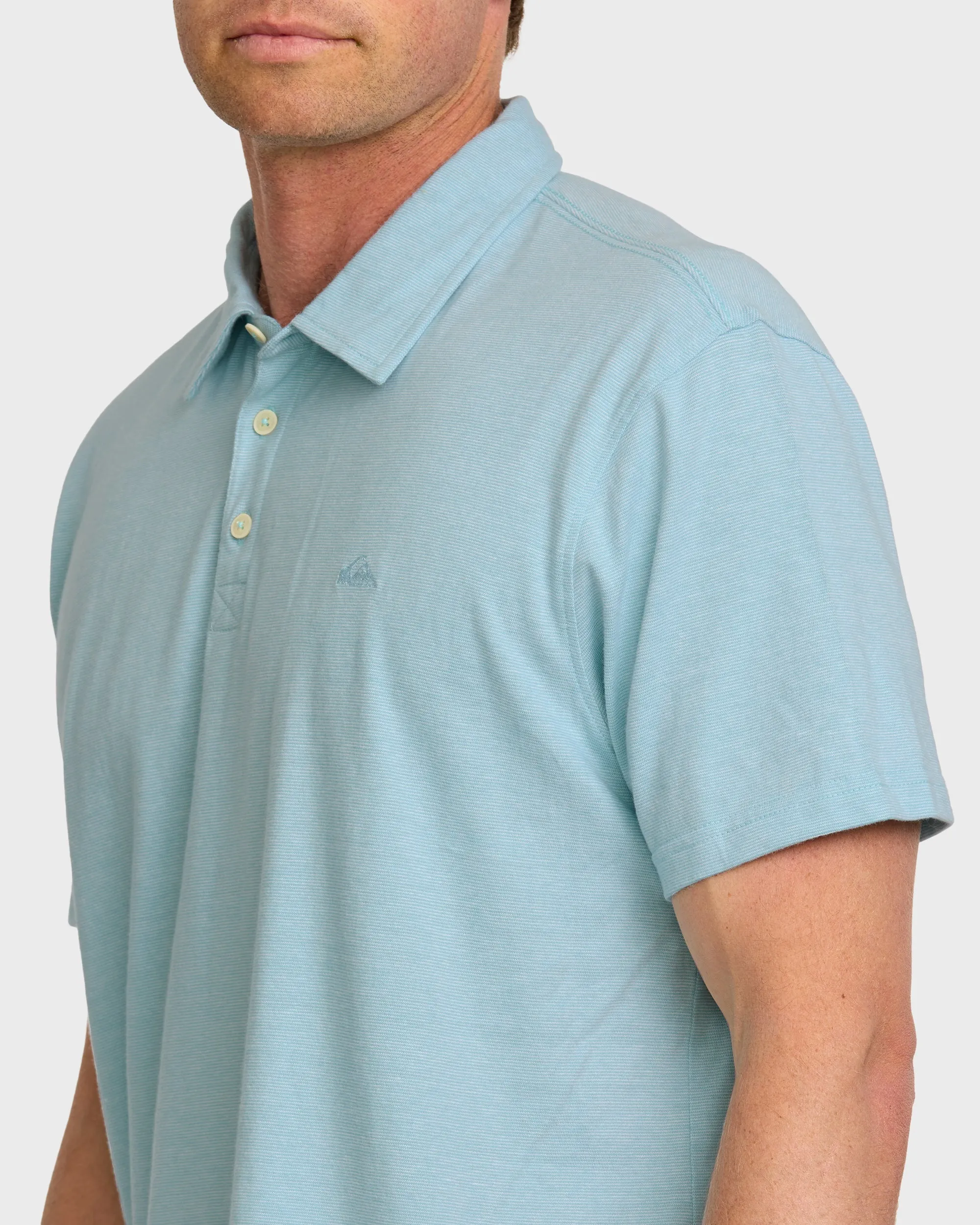 Sunset Cruise Polo Shirt - Aqua Blue sold by Quiksilver product image thumbnail 5