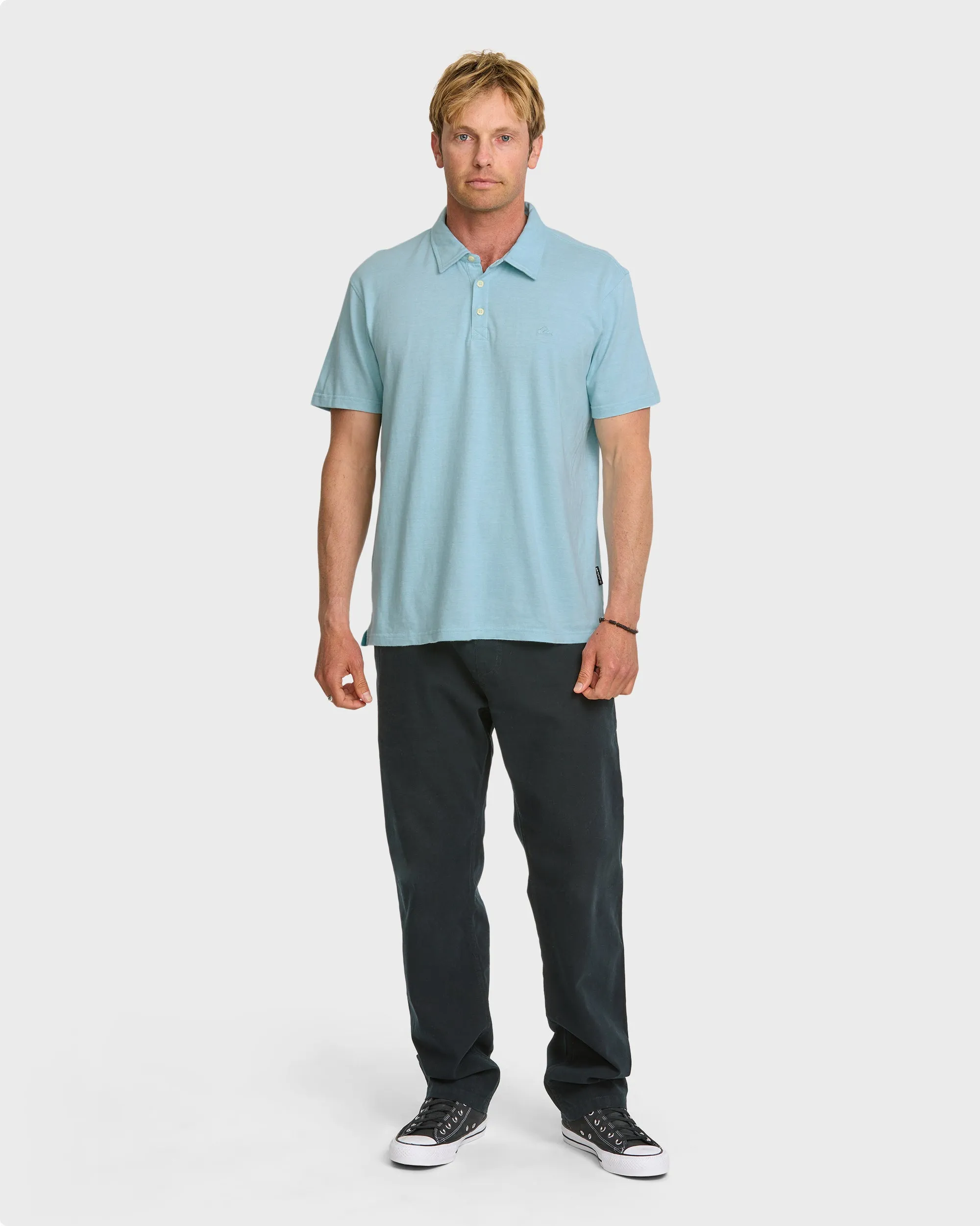 Sunset Cruise Polo Shirt - Aqua Blue sold by Quiksilver product image thumbnail 3