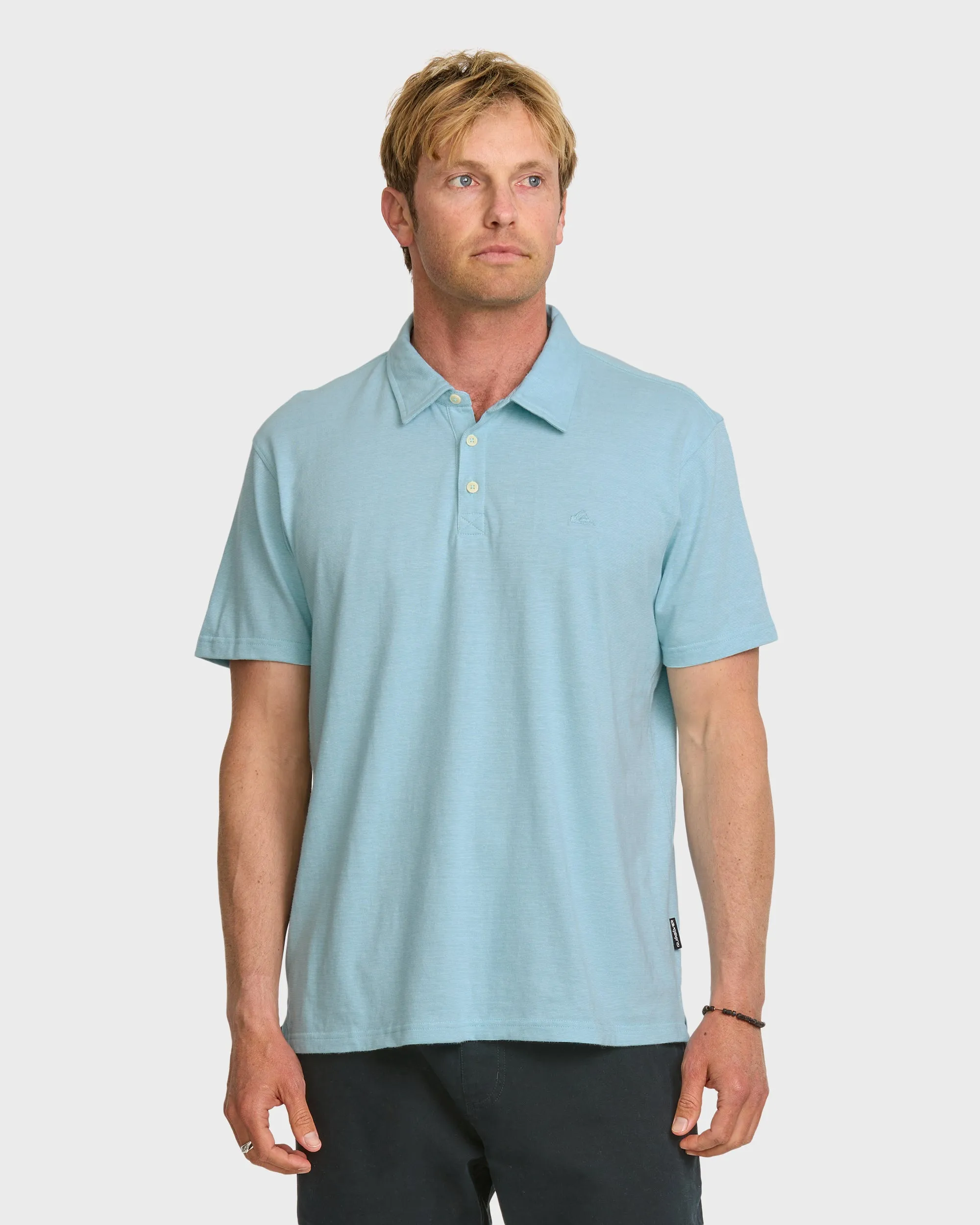 Sunset Cruise Polo Shirt - Aqua Blue sold by Quiksilver