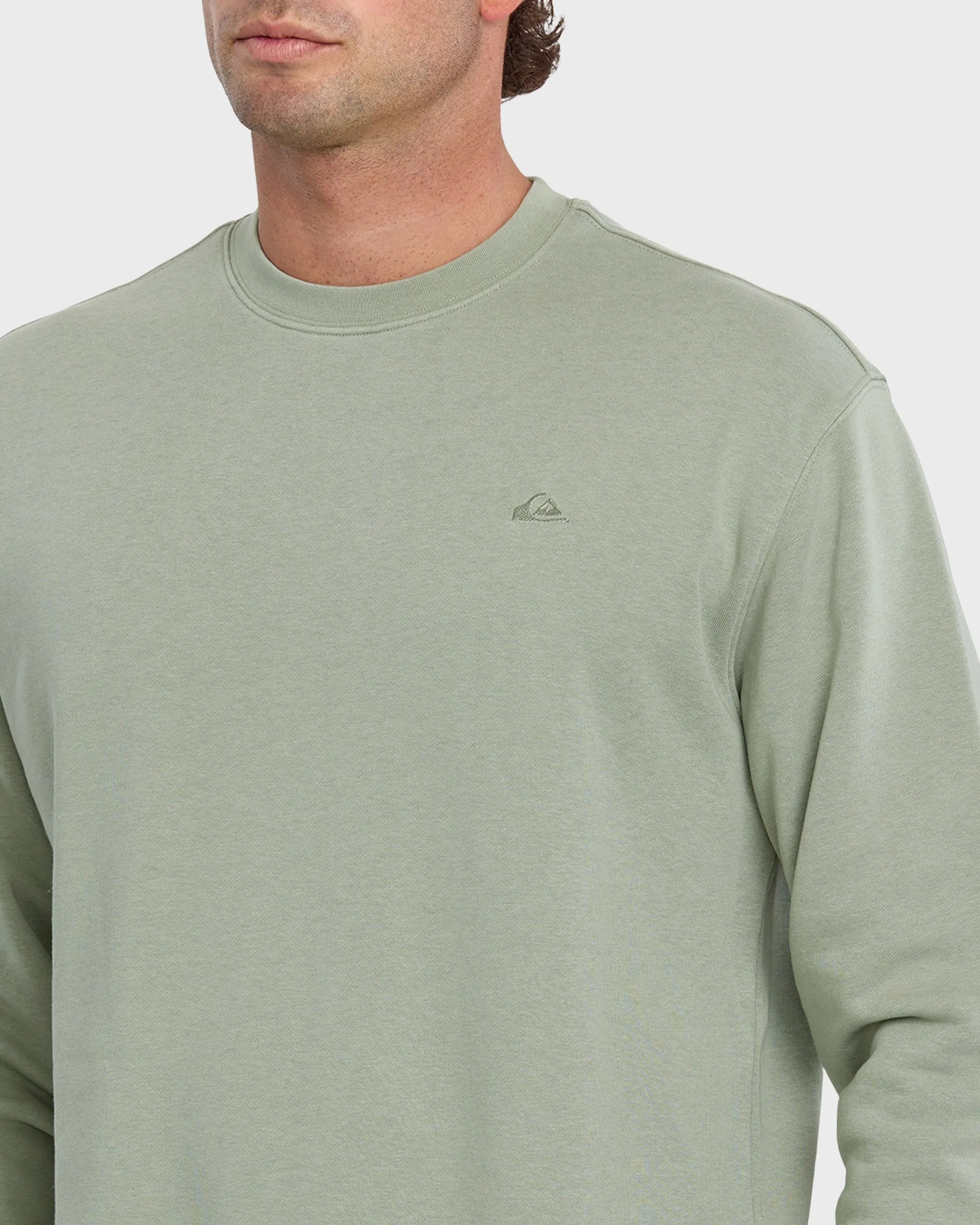 Saltwater Crewneck Sweatshirt - Herb sold by Quiksilver product image thumbnail 5