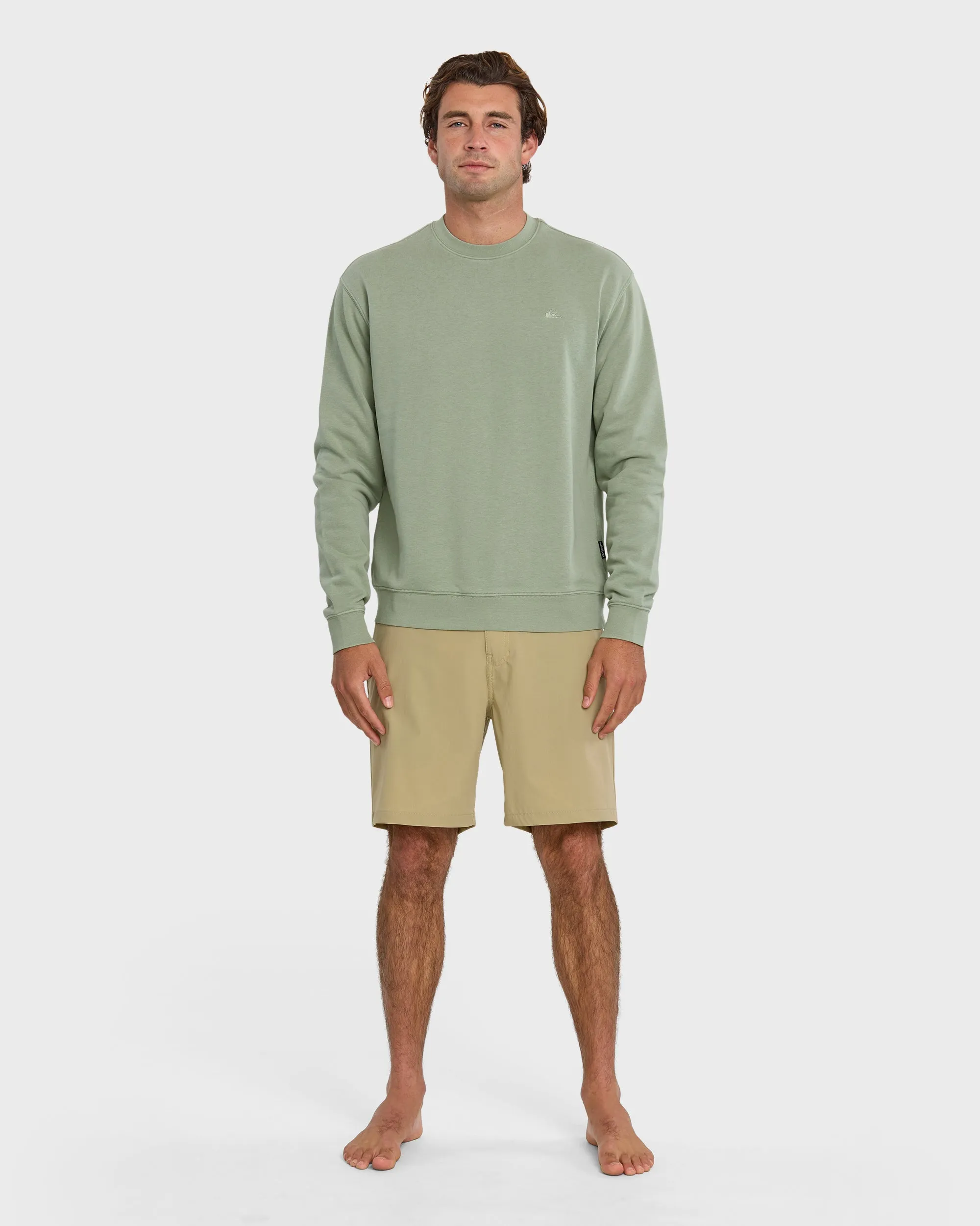 Saltwater Crewneck Sweatshirt - Herb sold by Quiksilver product image thumbnail 3