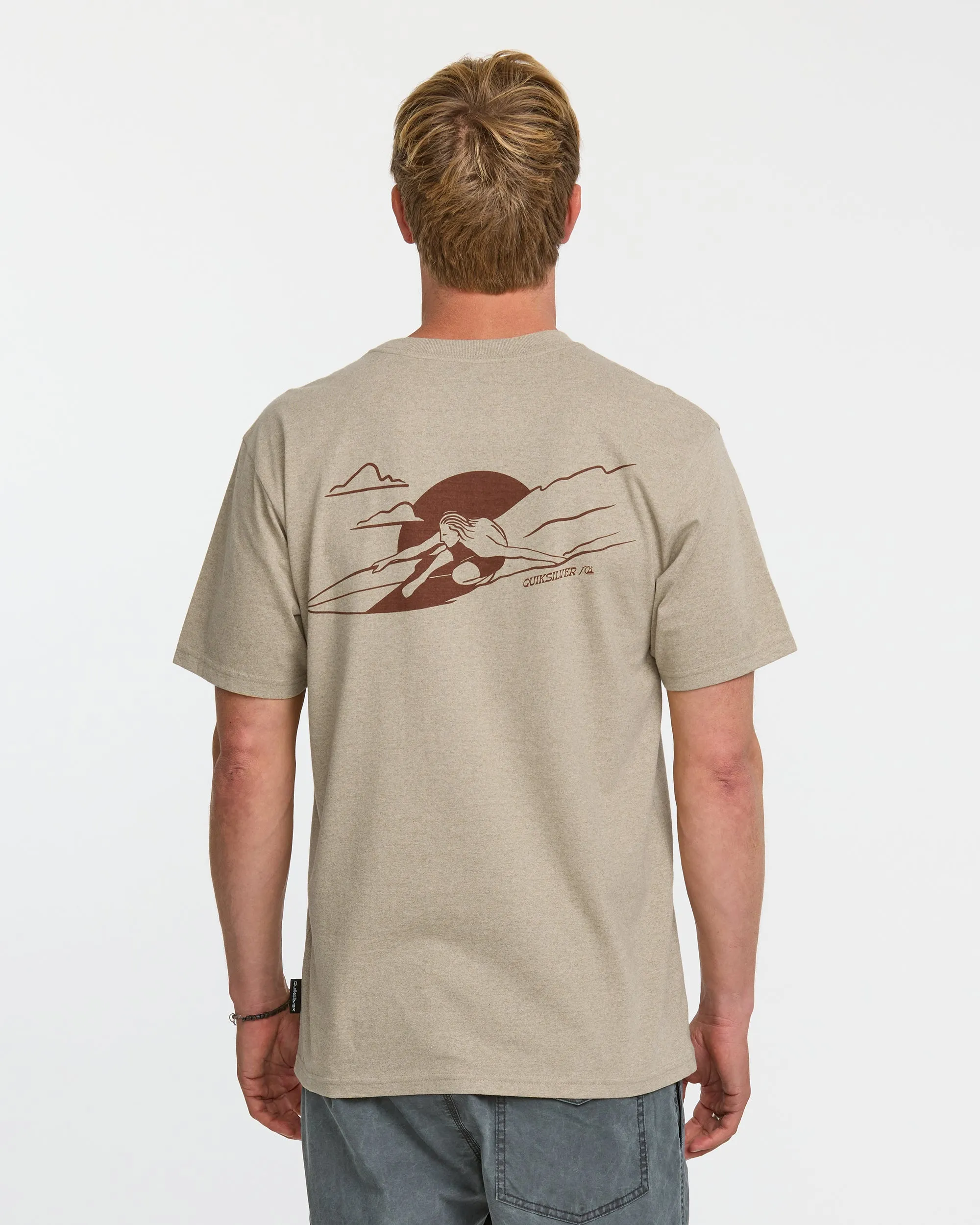 Rail Grab T-Shirt - Twill Heather sold by Quiksilver product image thumbnail 2