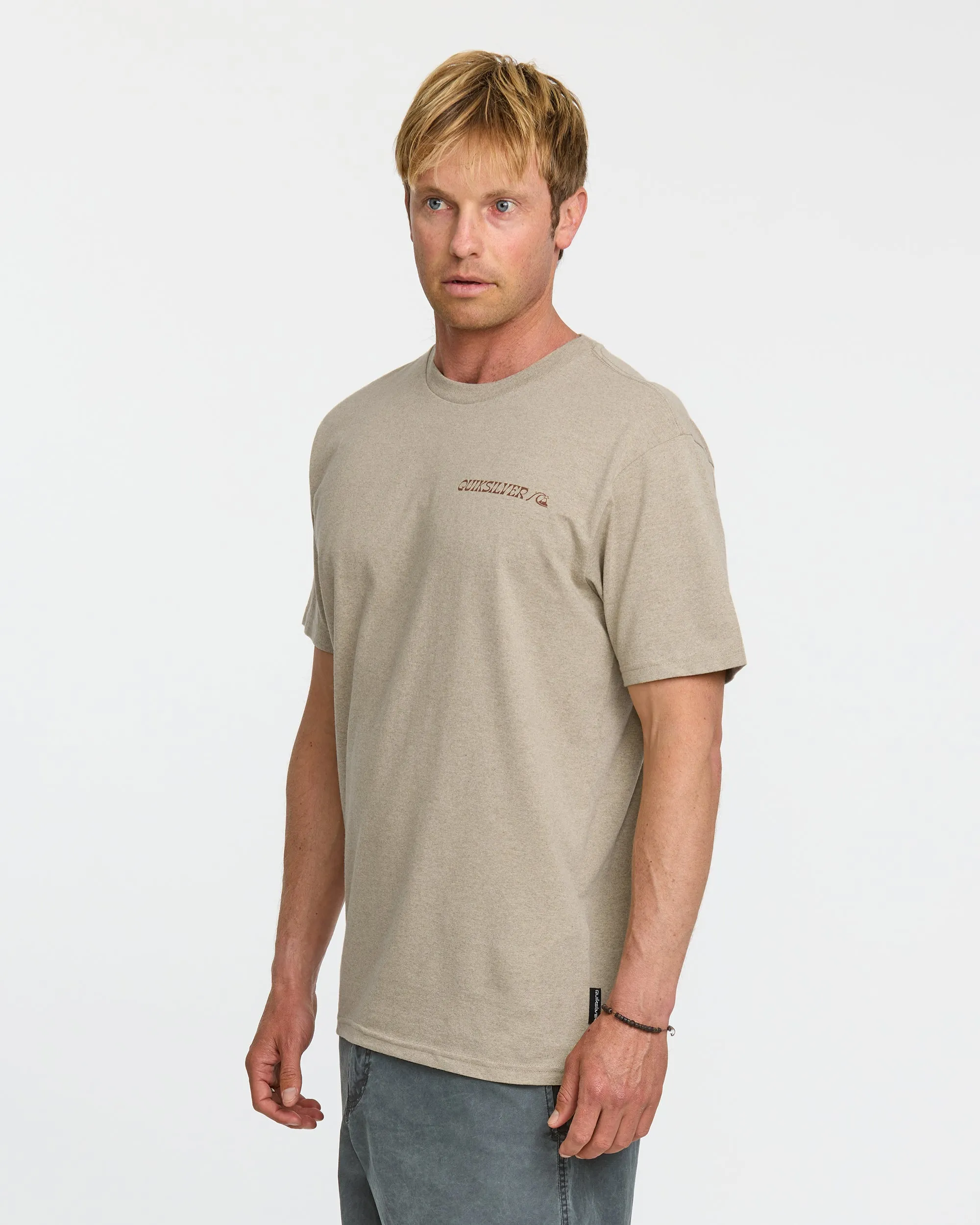 Rail Grab T-Shirt - Twill Heather sold by Quiksilver product image thumbnail 4