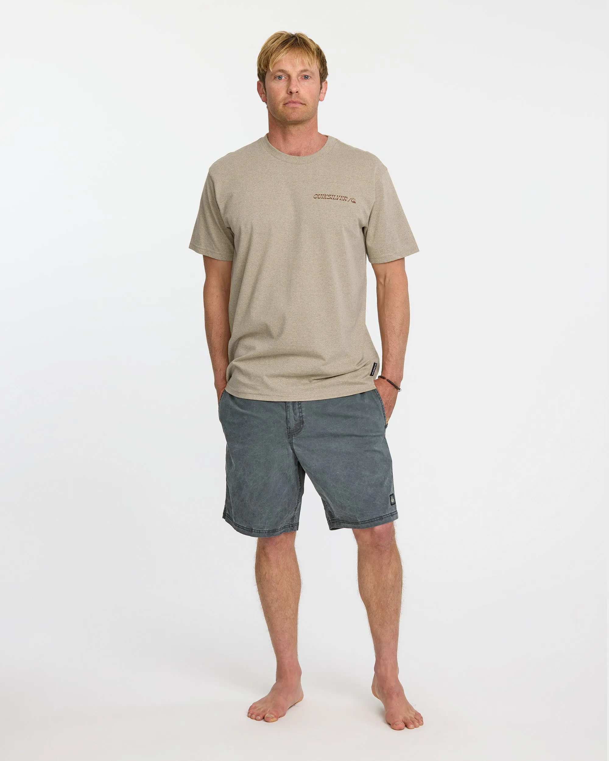 Rail Grab T-Shirt - Twill Heather sold by Quiksilver product image thumbnail 3