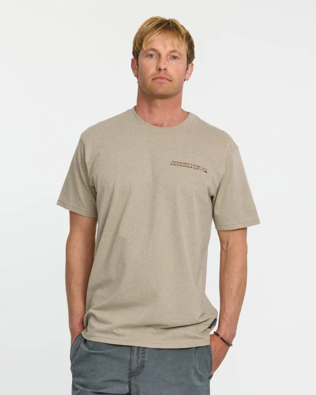 Rail Grab T-Shirt - Twill Heather sold by Quiksilver