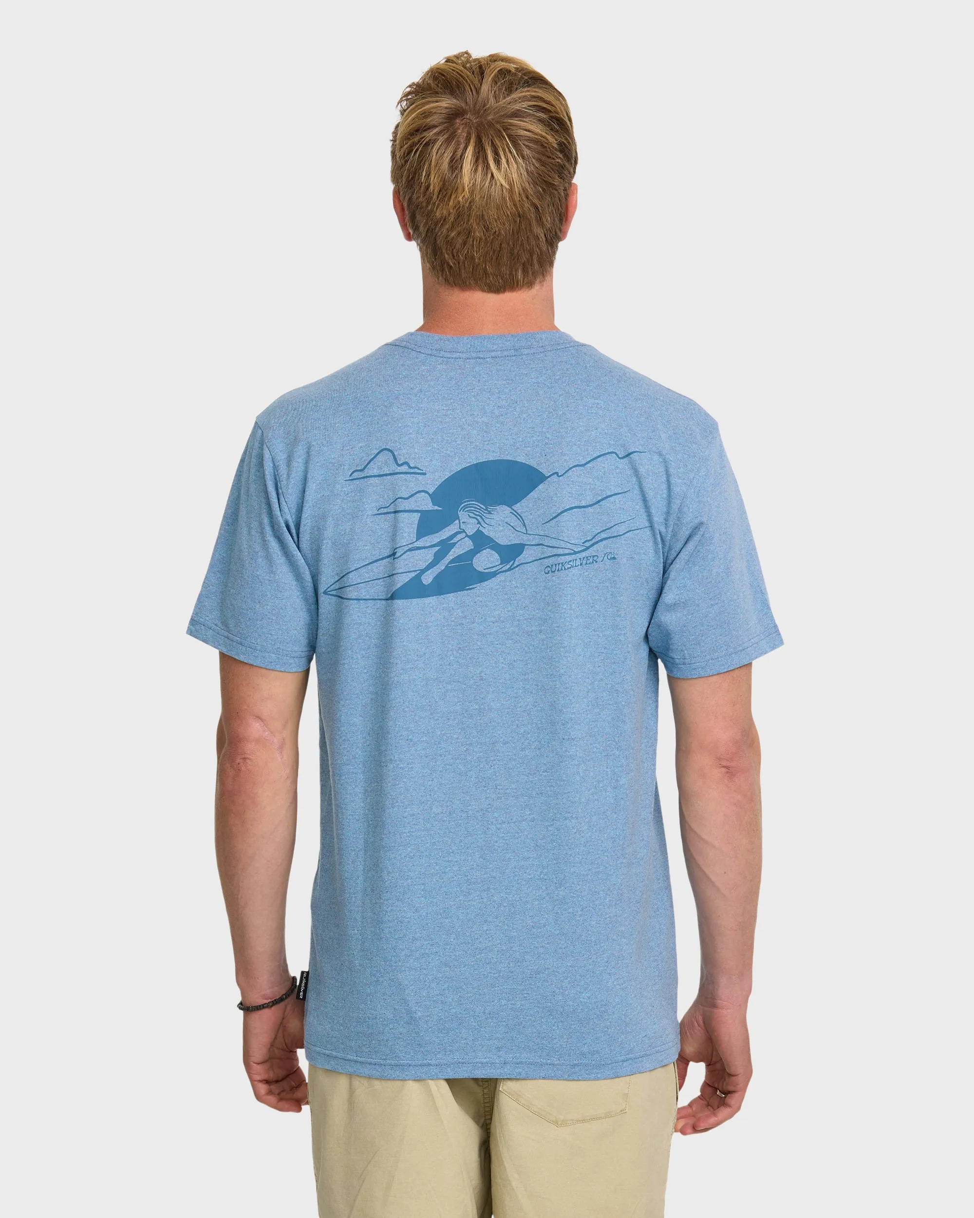 Rail Grab T-Shirt - Niagara Heather sold by Quiksilver product image thumbnail 2