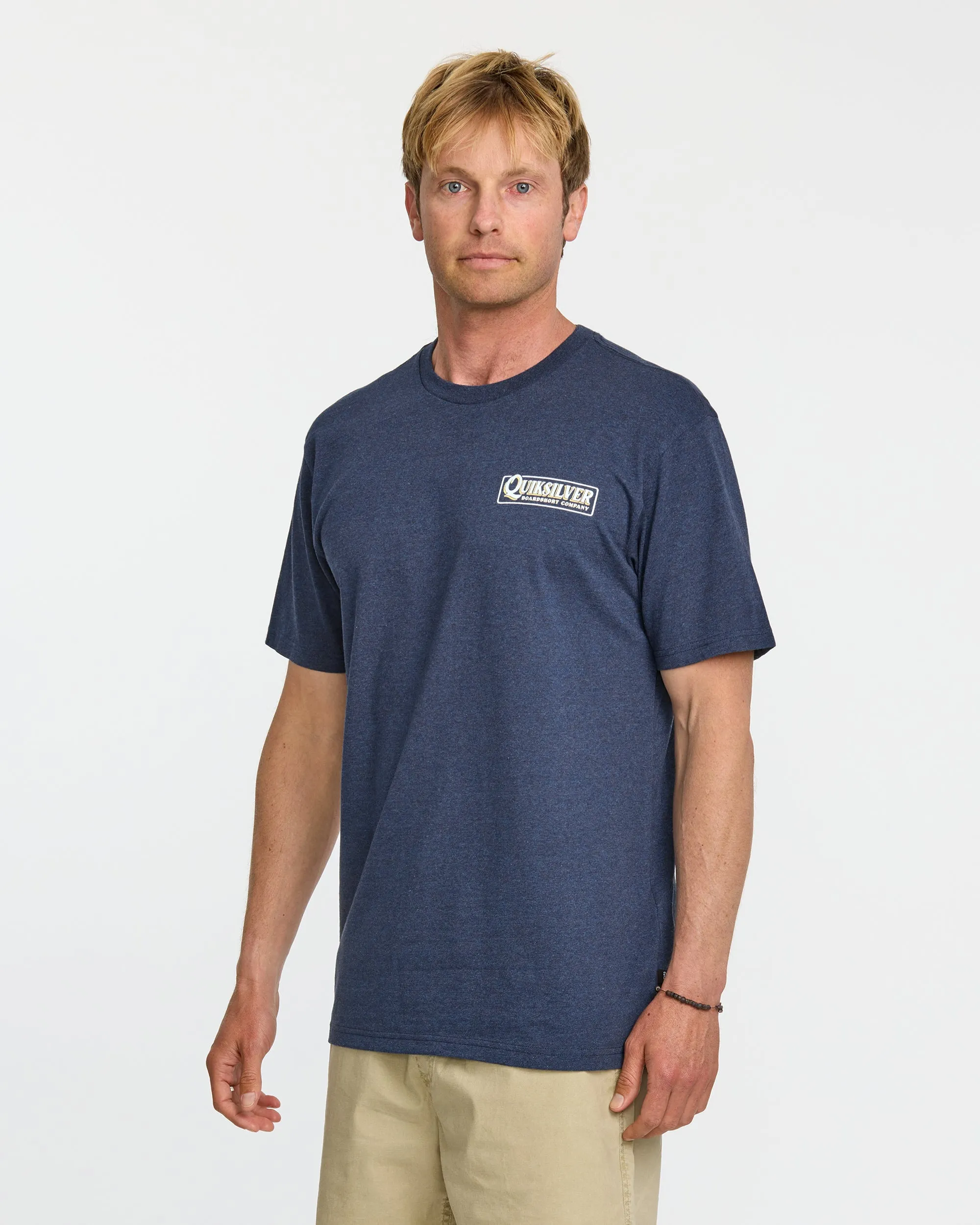Garage Sign T-Shirt - Navy Heather sold by Quiksilver product image thumbnail 4