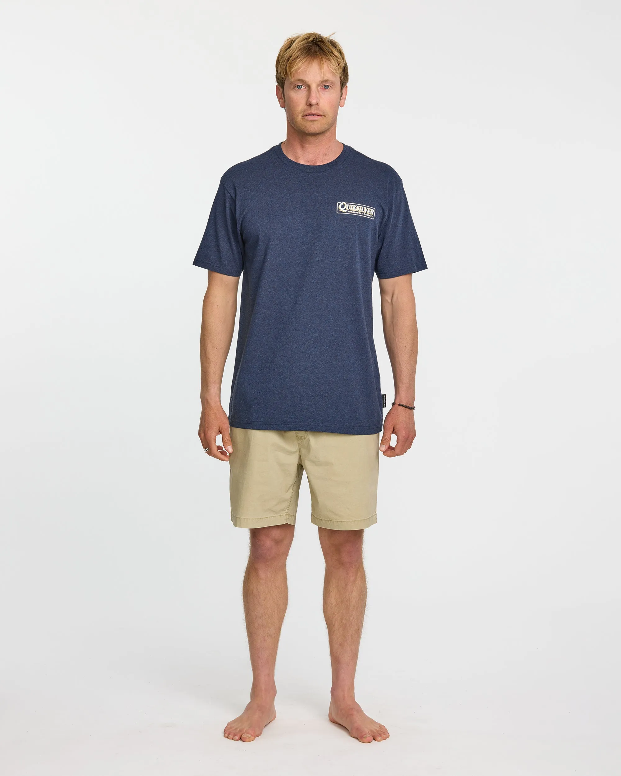 Garage Sign T-Shirt - Navy Heather sold by Quiksilver product image thumbnail 3
