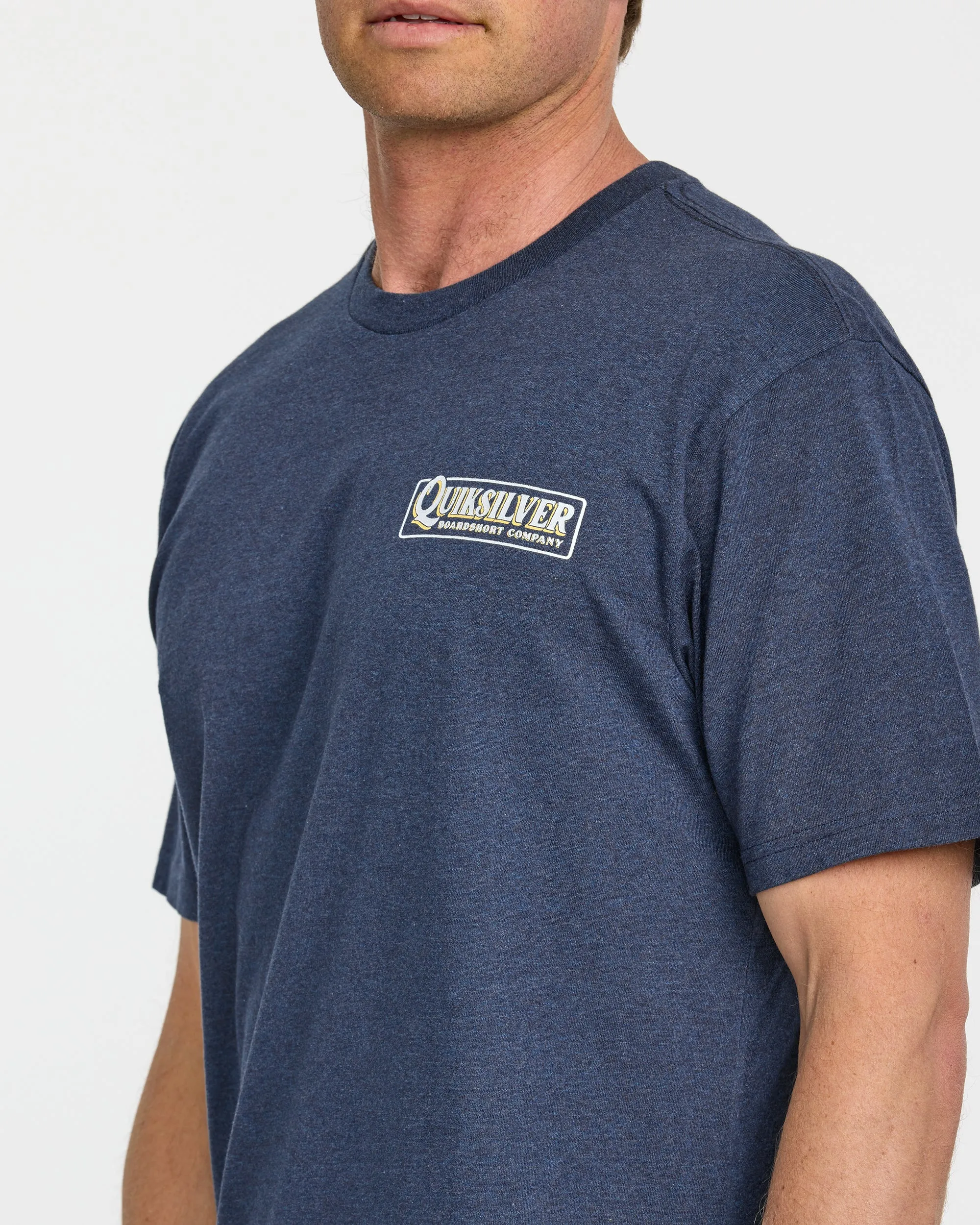 Garage Sign T-Shirt - Navy Heather sold by Quiksilver product image thumbnail 5
