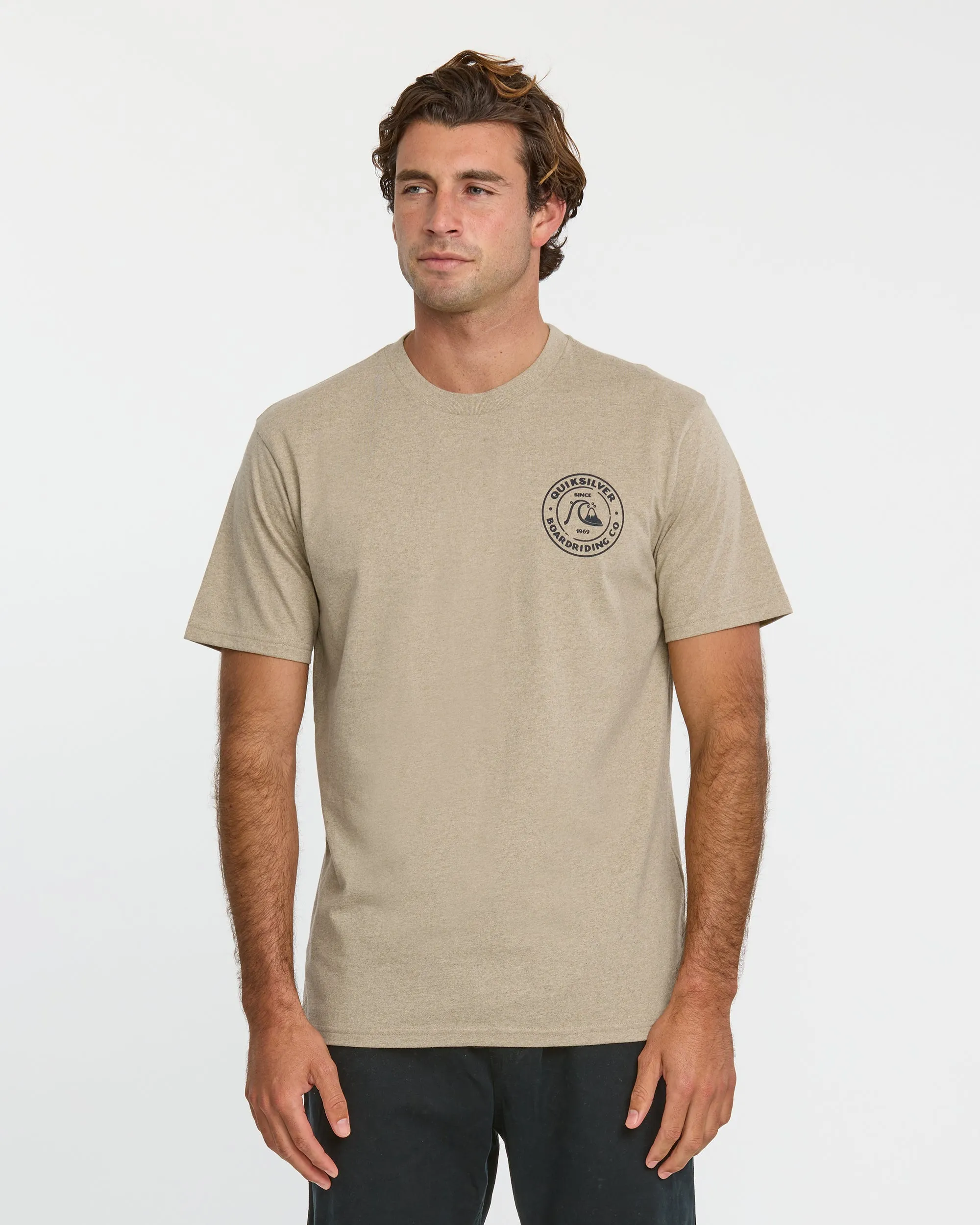 Bubbles T-Shirt - Twill Heather sold by Quiksilver