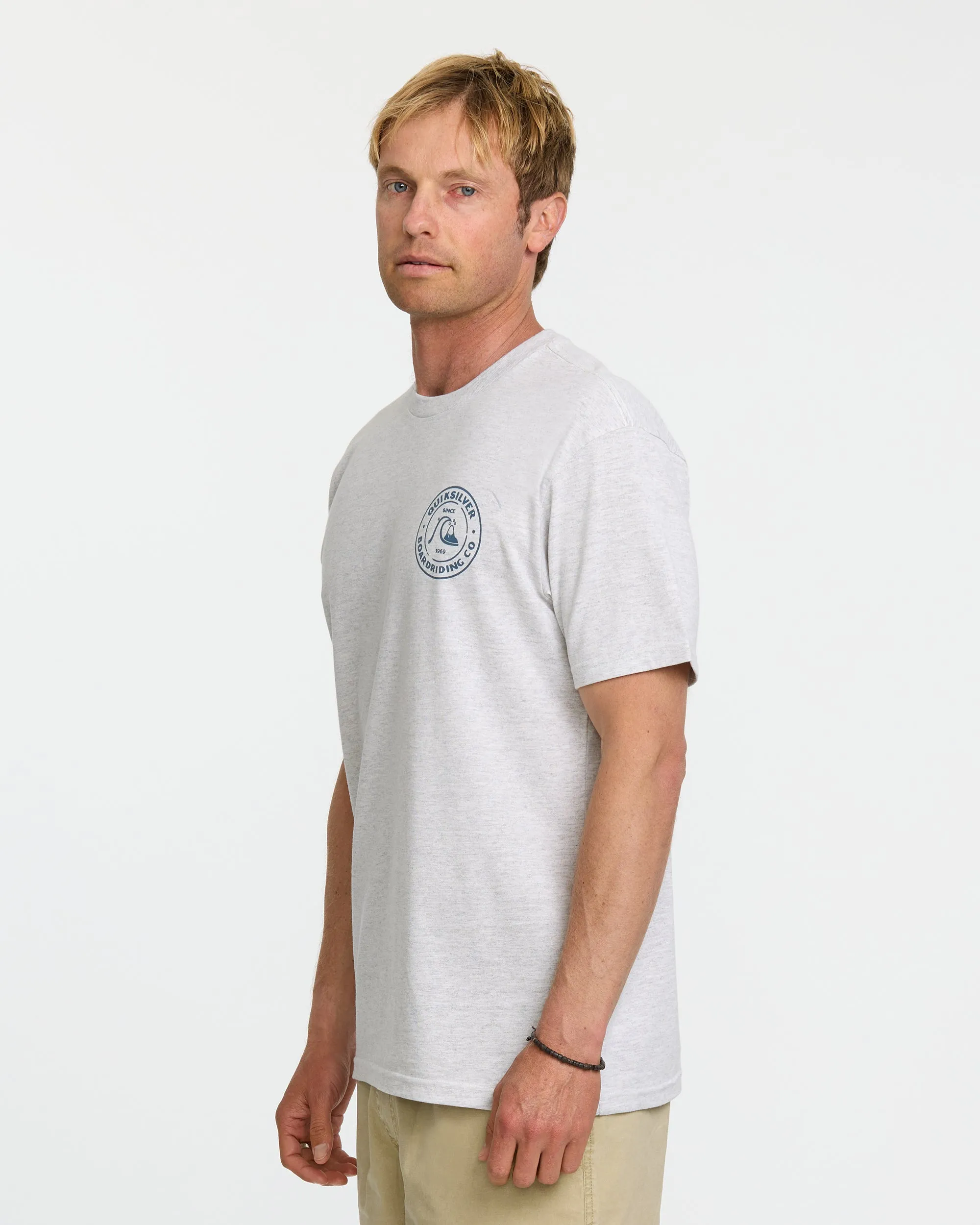Bubbles T-Shirt - Silver White Heather sold by Quiksilver product image thumbnail 4