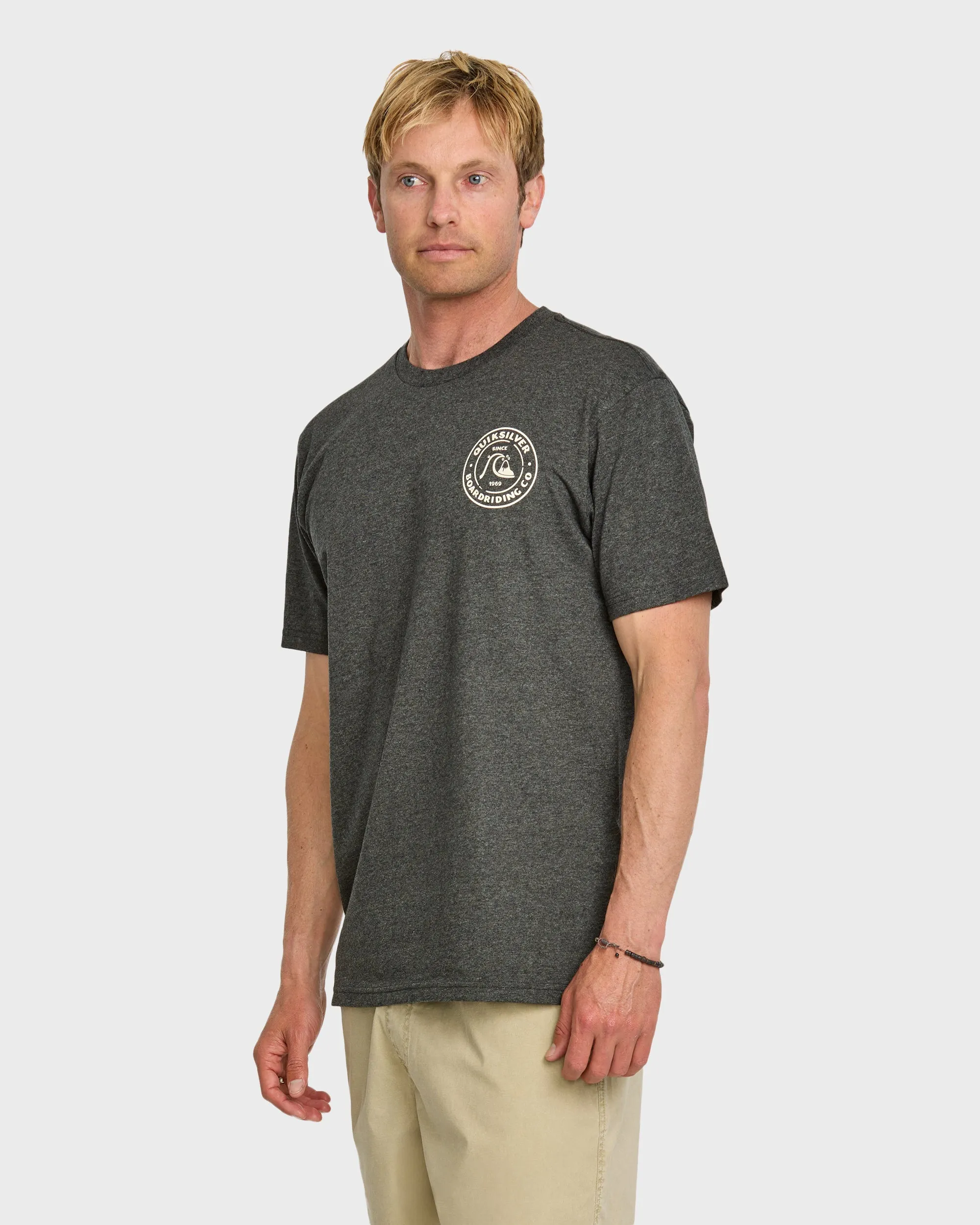 Bubbles T-Shirt - Charcoal Heather sold by Quiksilver product image thumbnail 4
