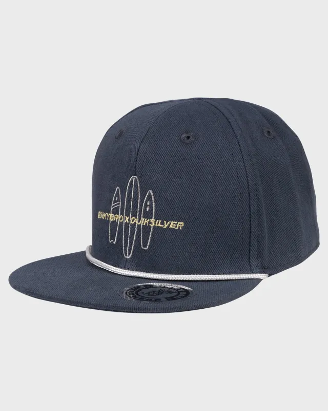 BinkyBro x Quiksilver Navy Hat made by Quiksilver