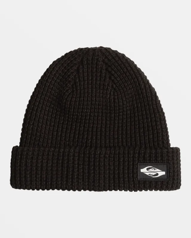 Tofino Cuff Beanie - True Black sold by Quiksilver
