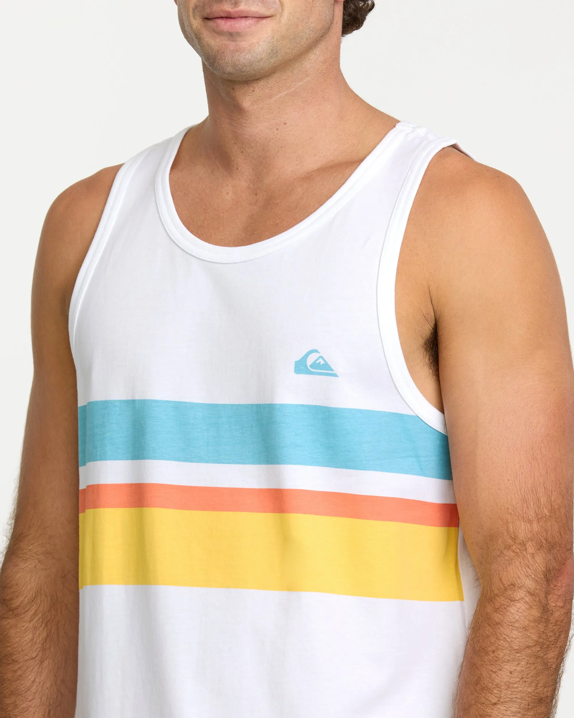Everyday Stripe Tank - White sold by Quiksilver product image thumbnail 5