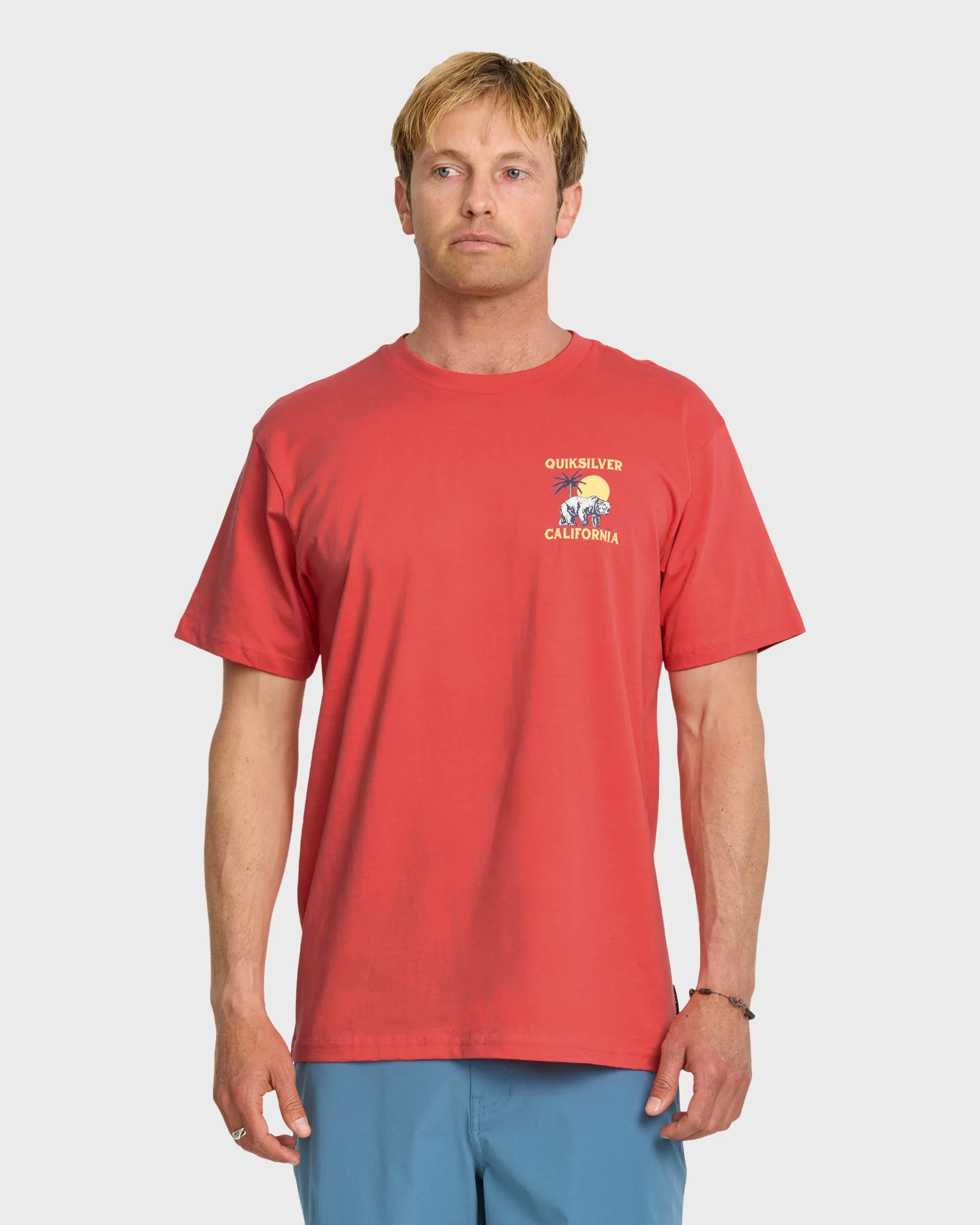 Ca Bear Set T-Shirt - Coral sold by Quiksilver