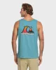 Bubble Fade Tank  - Aqua Blue sold by Quiksilver
