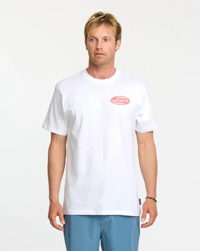 2000S Boarding T-Shirt - White sold by Quiksilver