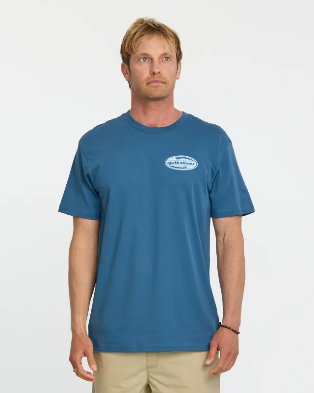 2000S Boarding T-Shirt - Copen Blue sold by Quiksilver