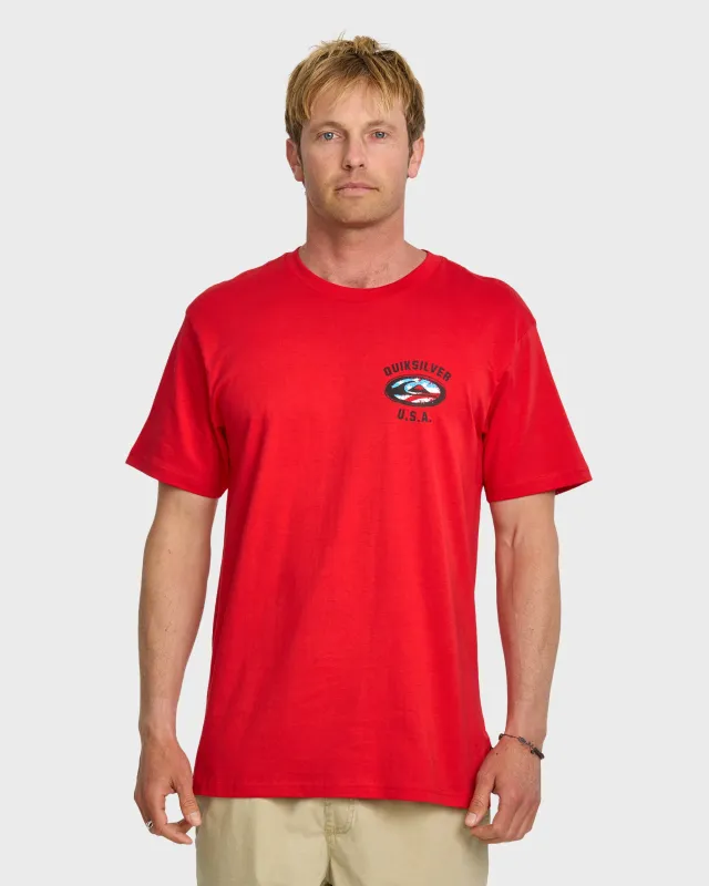 Quiki Pride T-Shirt - High Risk Red sold by Quiksilver