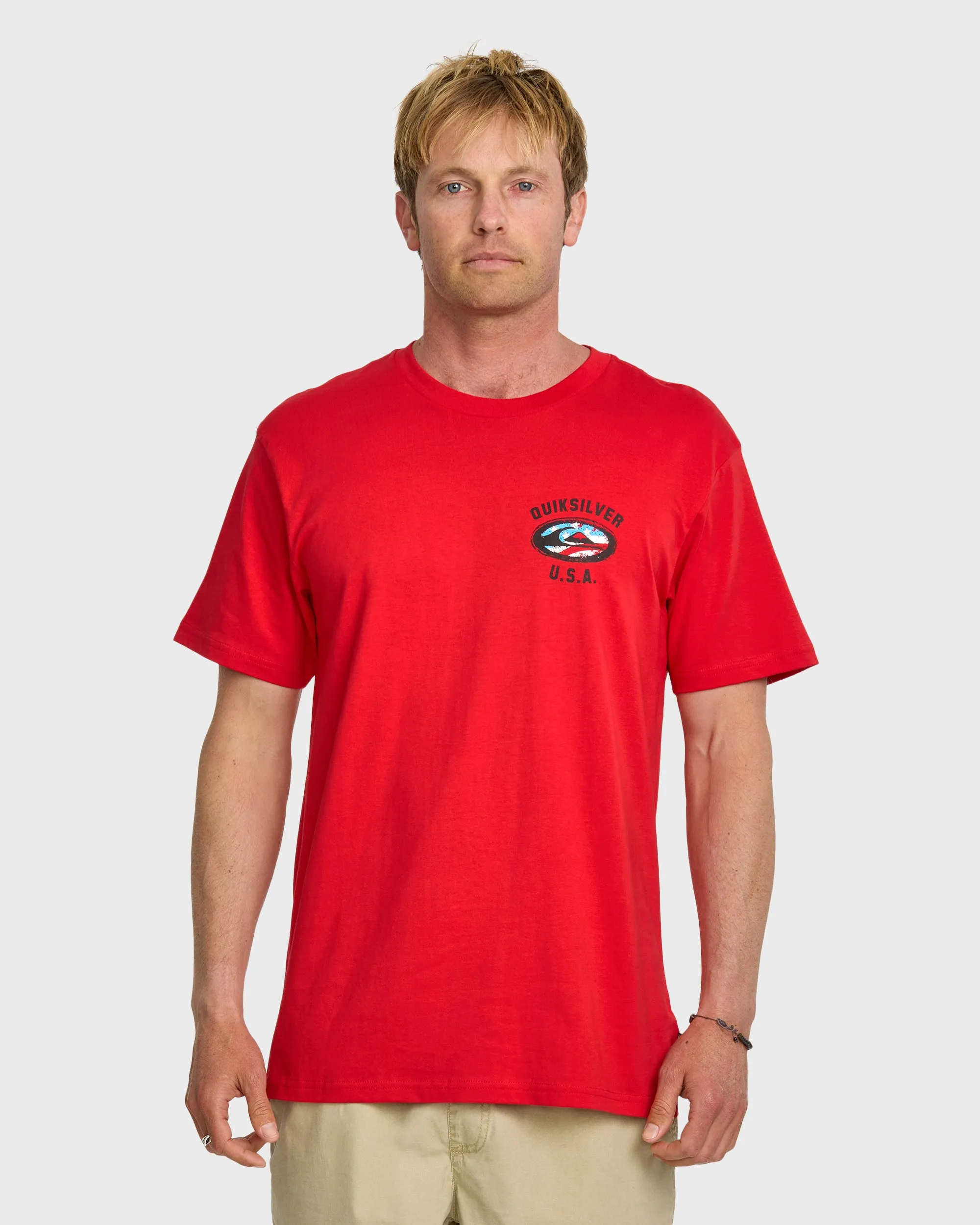 Quiki Pride T-Shirt - High Risk Red sold by Quiksilver