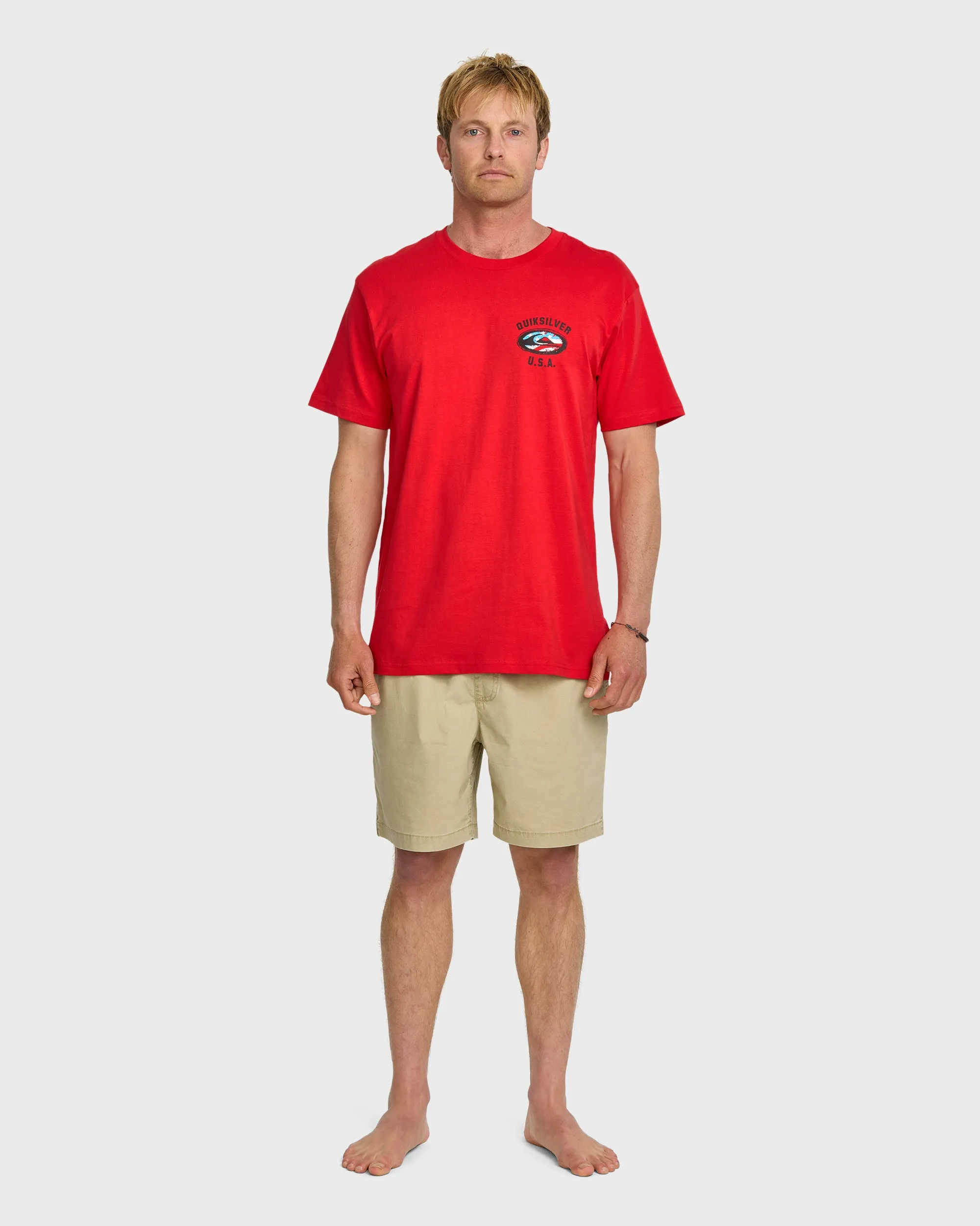 Quiki Pride T-Shirt - High Risk Red sold by Quiksilver product image thumbnail 3